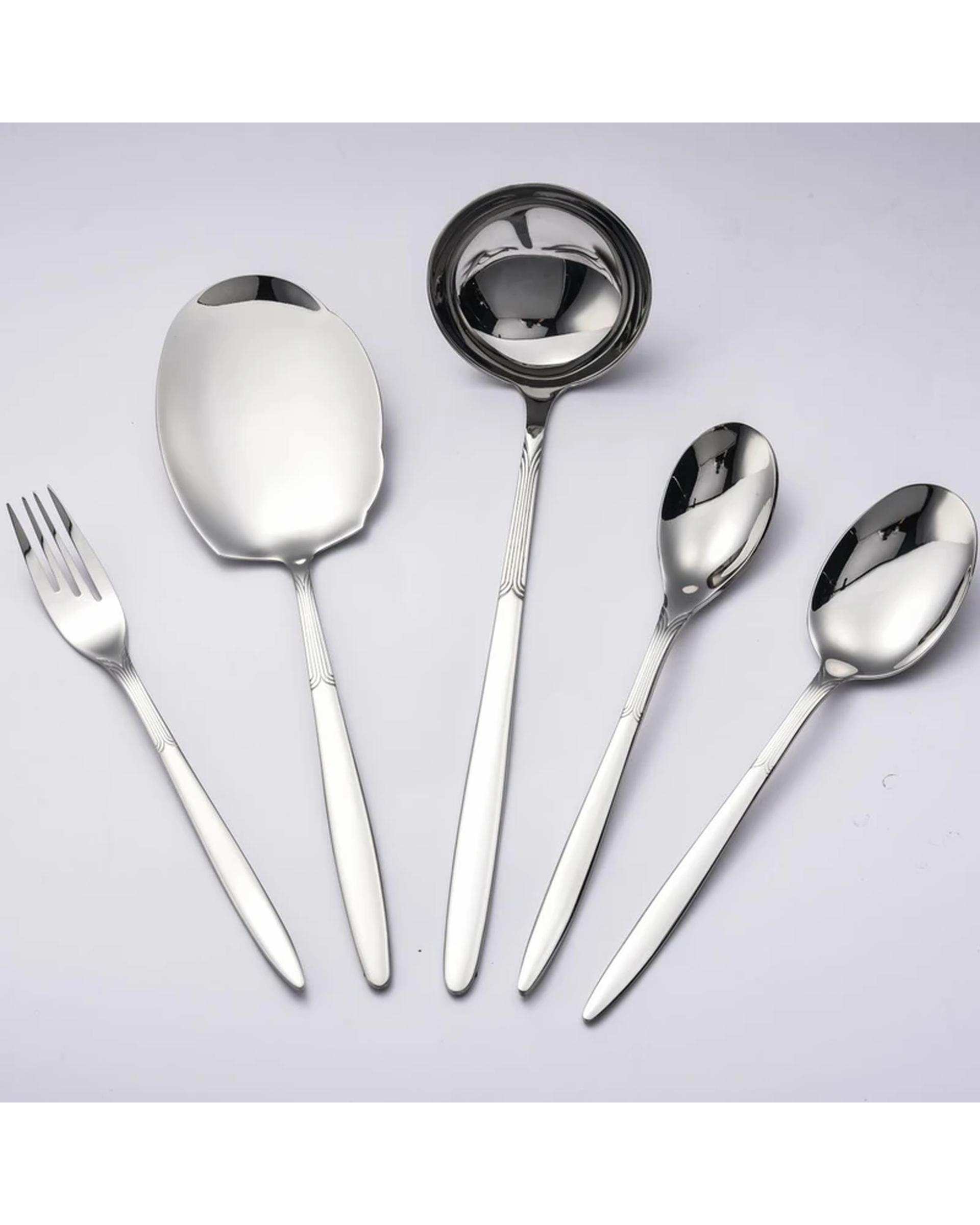 سرویس قاشق و چنگال 149 پارچه استیل جی فی نی GIFFINI مدل G-02 لاکچری