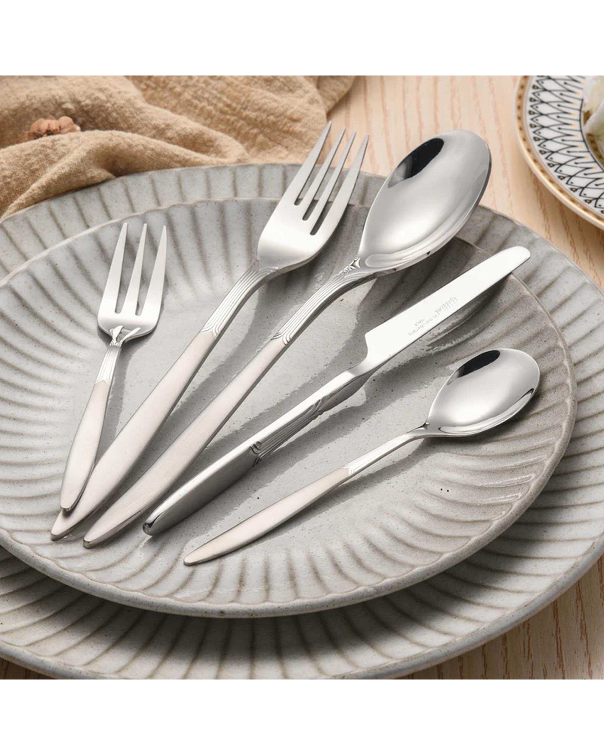 سرویس قاشق و چنگال 149 پارچه استیل جی فی نی GIFFINI مدل G-02 لاکچری
