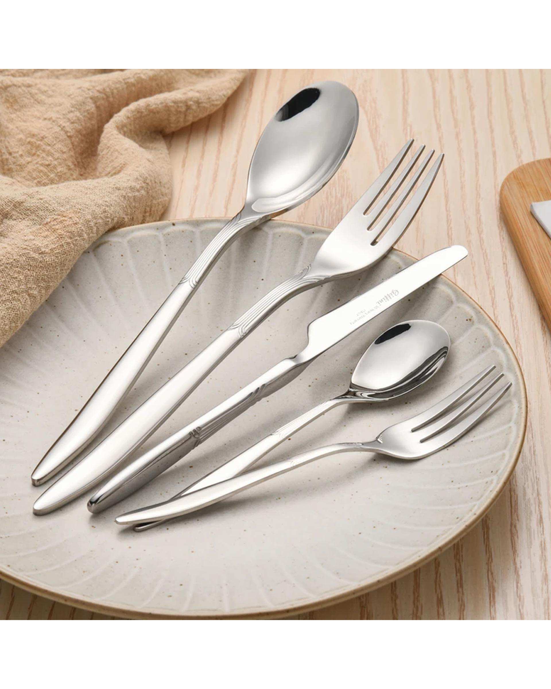 سرویس قاشق و چنگال 149 پارچه استیل جی فی نی GIFFINI مدل G-02 لاکچری