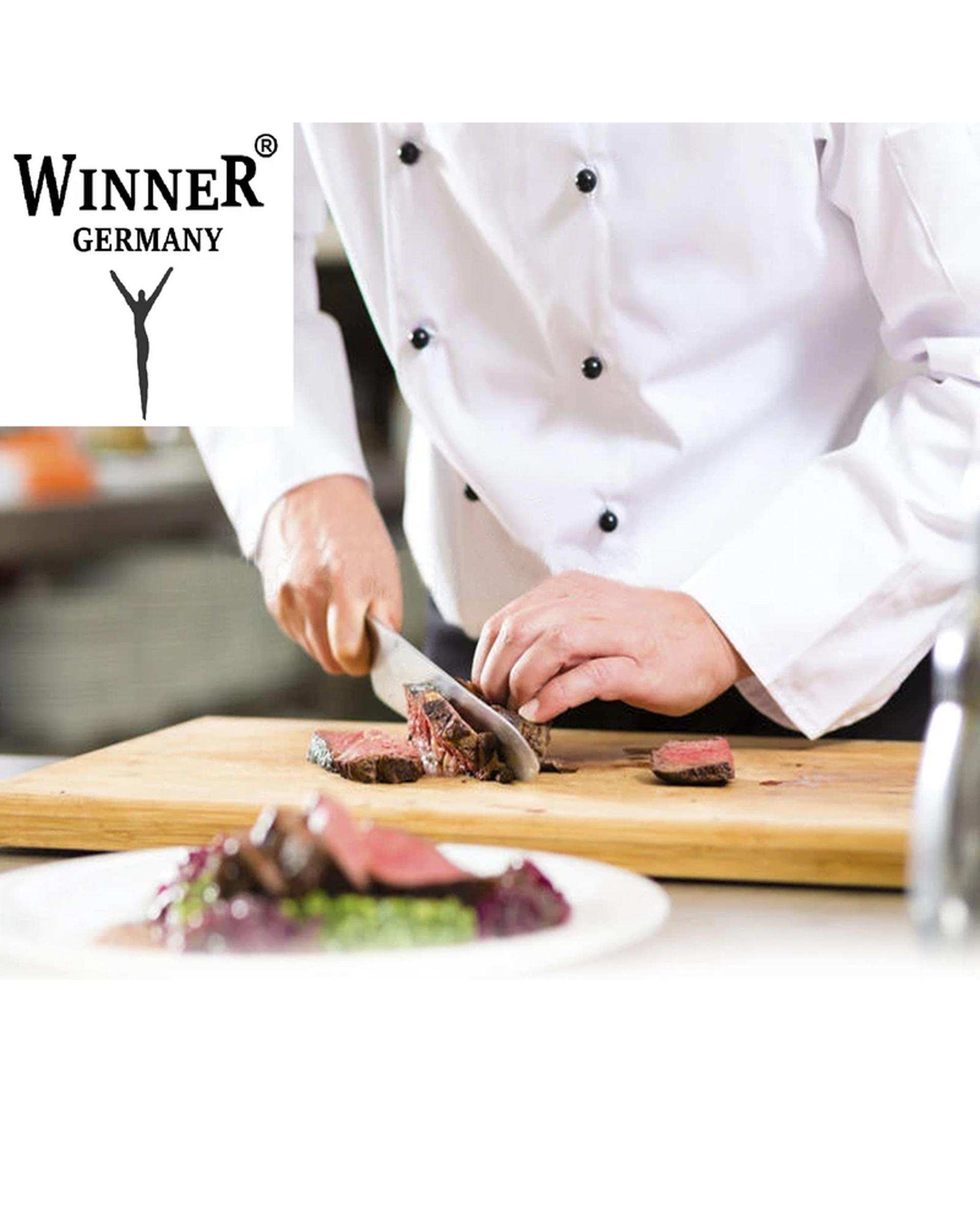 چاقوی آشپزخانه مشکی وینر WINNER مدل W-3+5 مجموعه 2 عددی