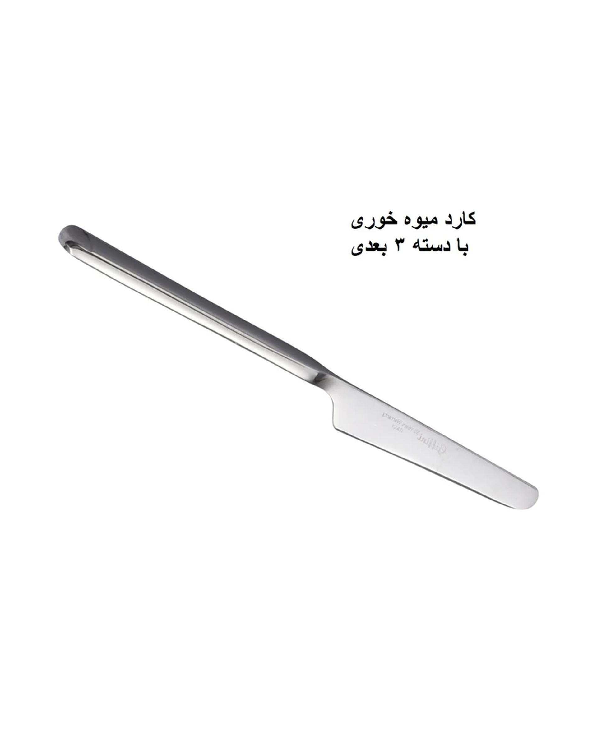 سرویس قاشق و چنگال 143 پارچه استیل جی فی نی GIFFINI مدل 01 لاکچری