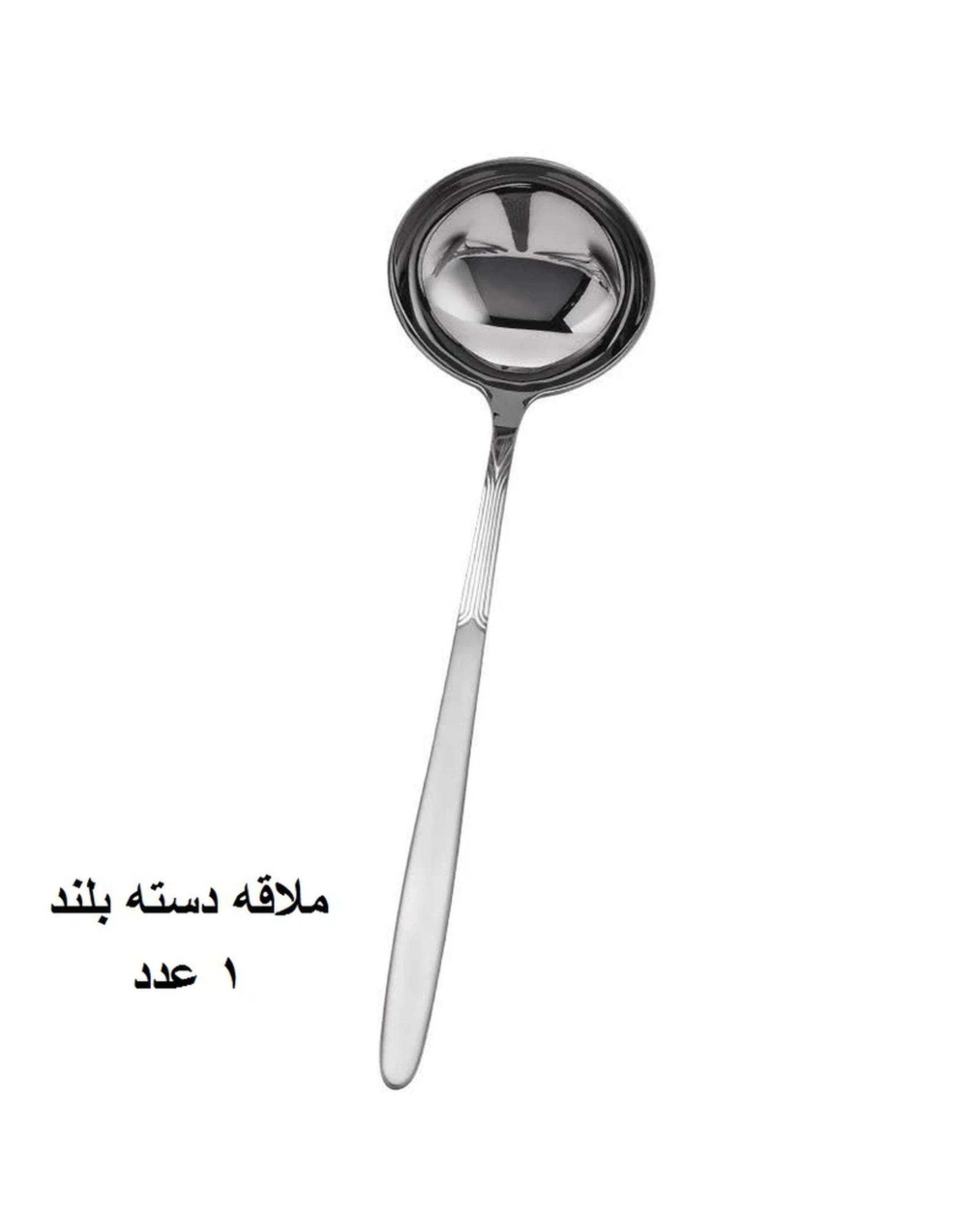 سرویس قاشق و چنگال 15 پارچه نقره ای مات جی فی نی GIFFINI مدل 02