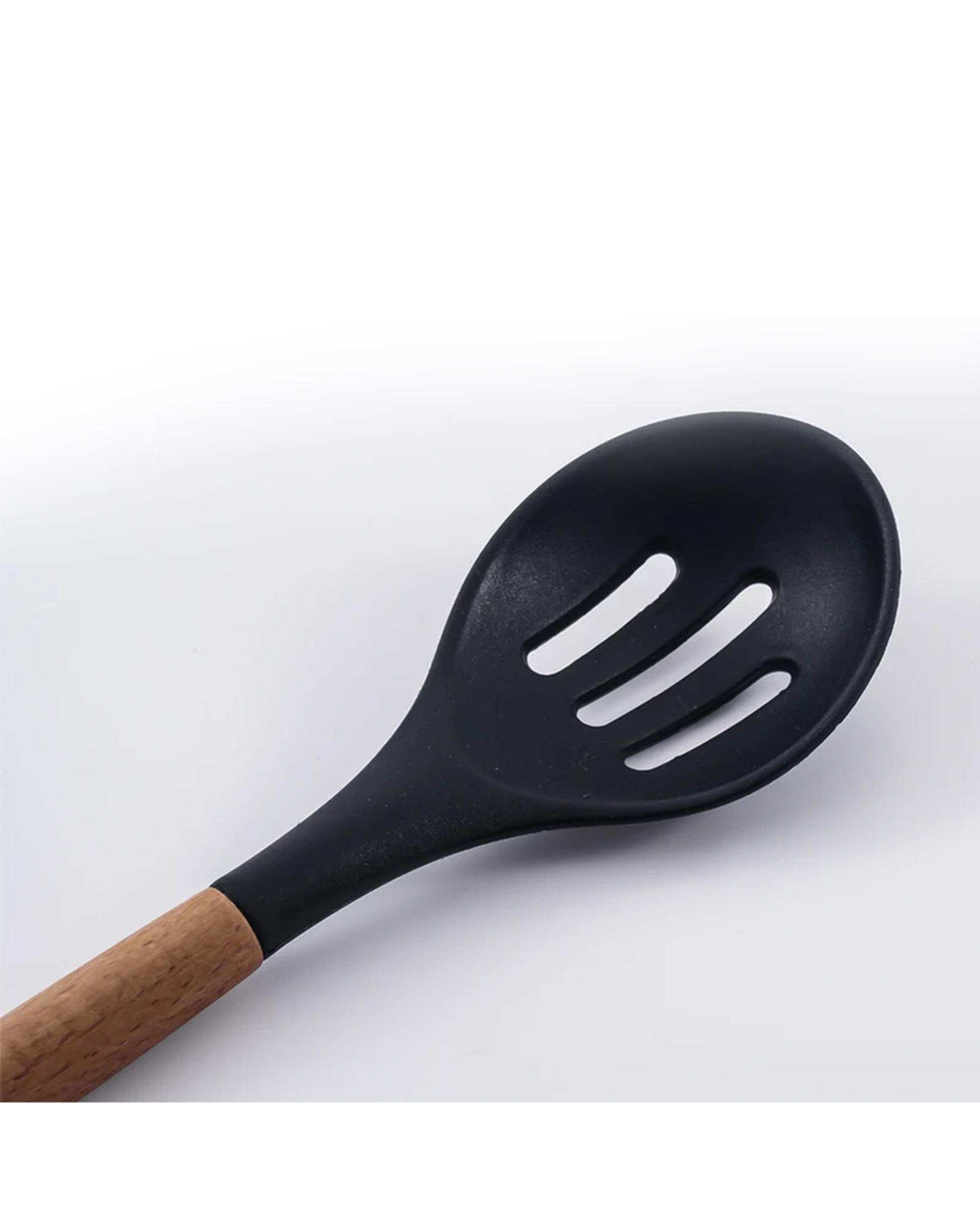 سرویس کفگیر و ملاقه 12 پارچه مشکی جی فی نی GIFFINI مدل G-012
