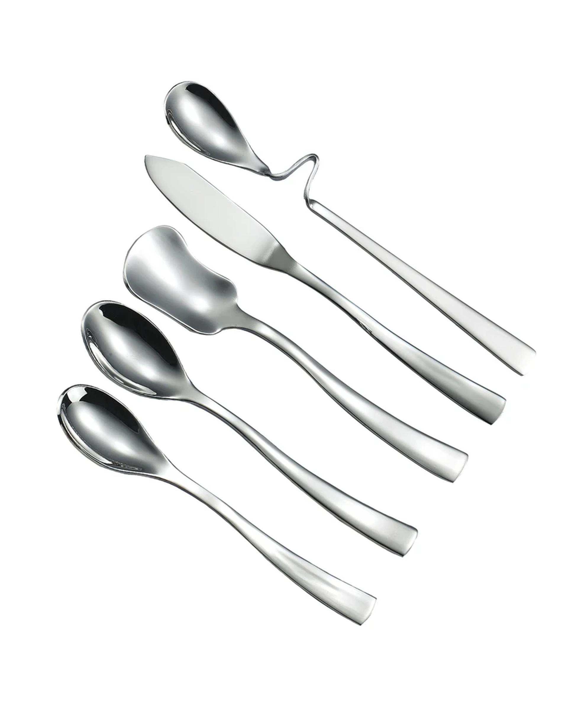 سرویس صبحانه خوری 5 پارچه استیل جی فی نی GIFFINI مدل DA185