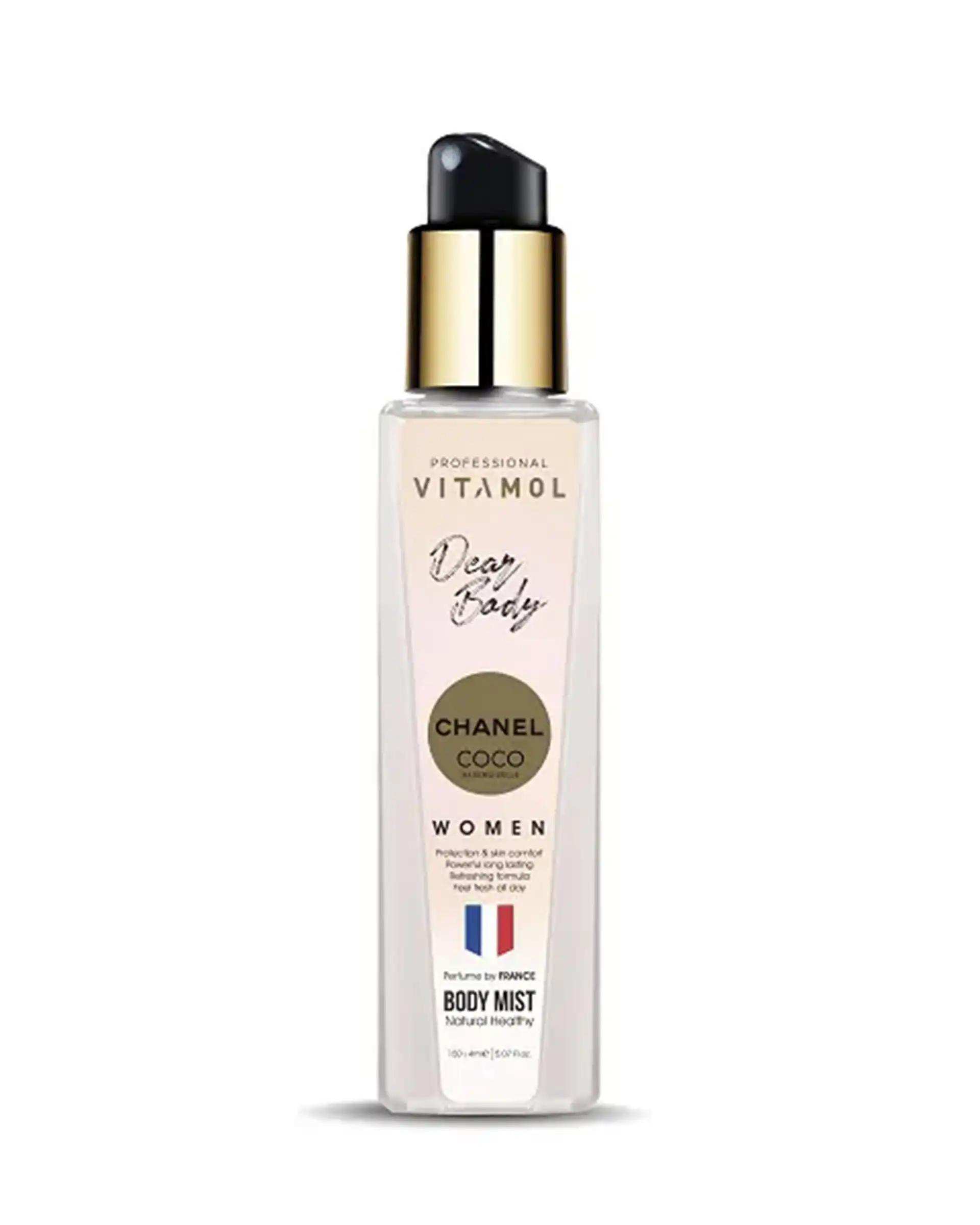 بادی اسپلش زنانه ویتامول Vitamol مدل کوکو چنل حجم 150ml