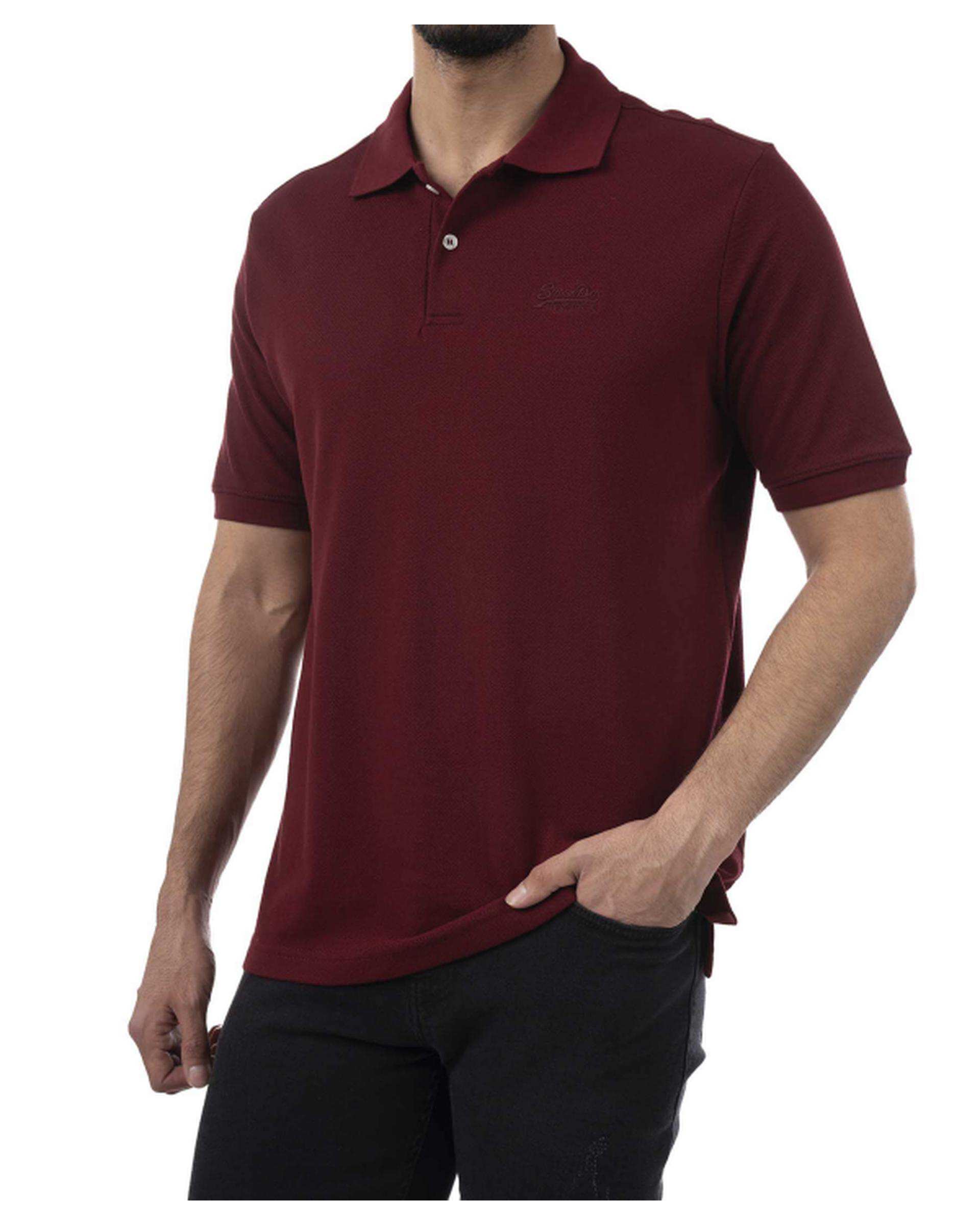 پولوشرت مردانه قرمز تیره سوپردرای Superdry کد M11S52101N