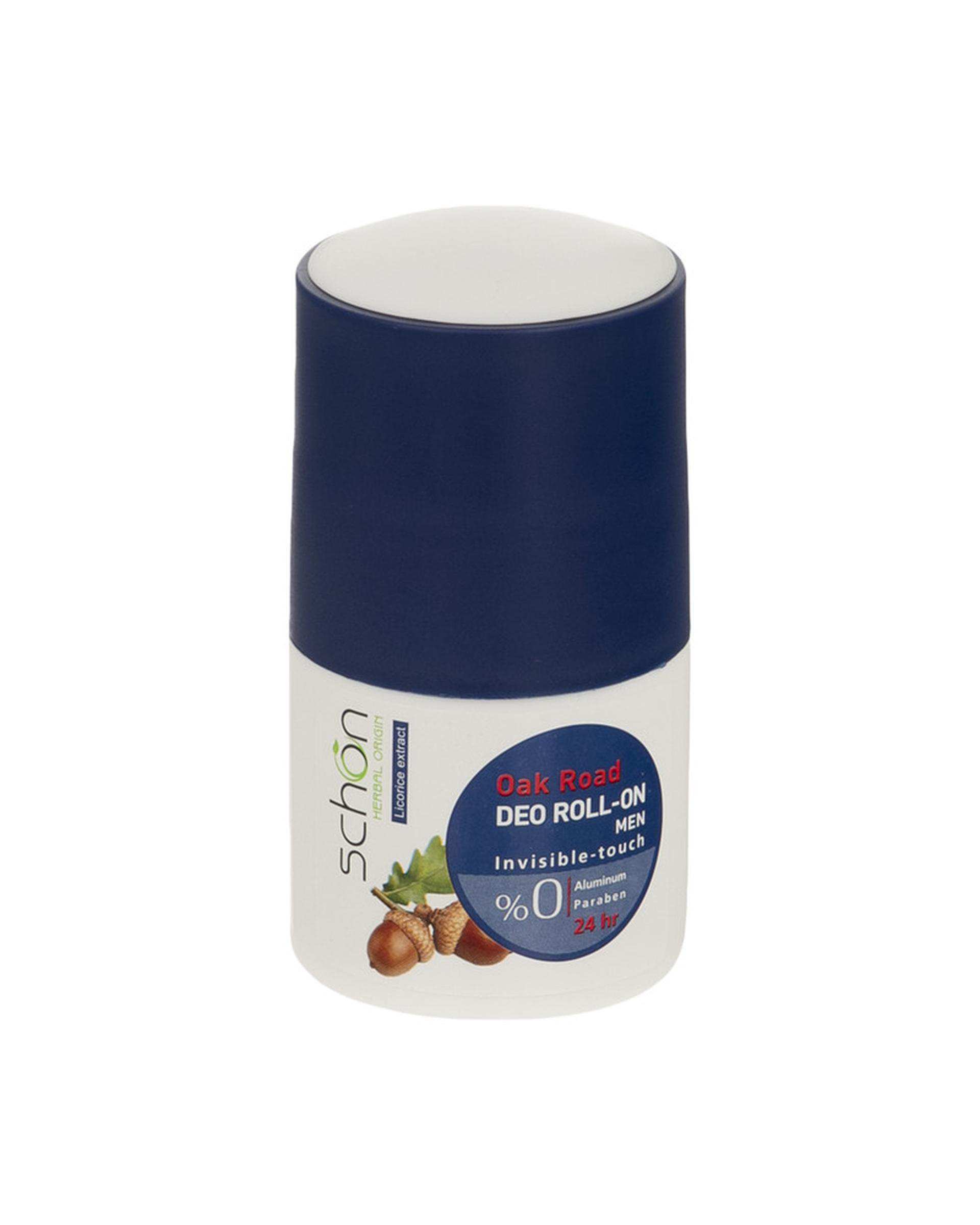 مام رول ضد تعریق مردانه 24 ساعته شون Schon مدل Oak Road حجم 50ml