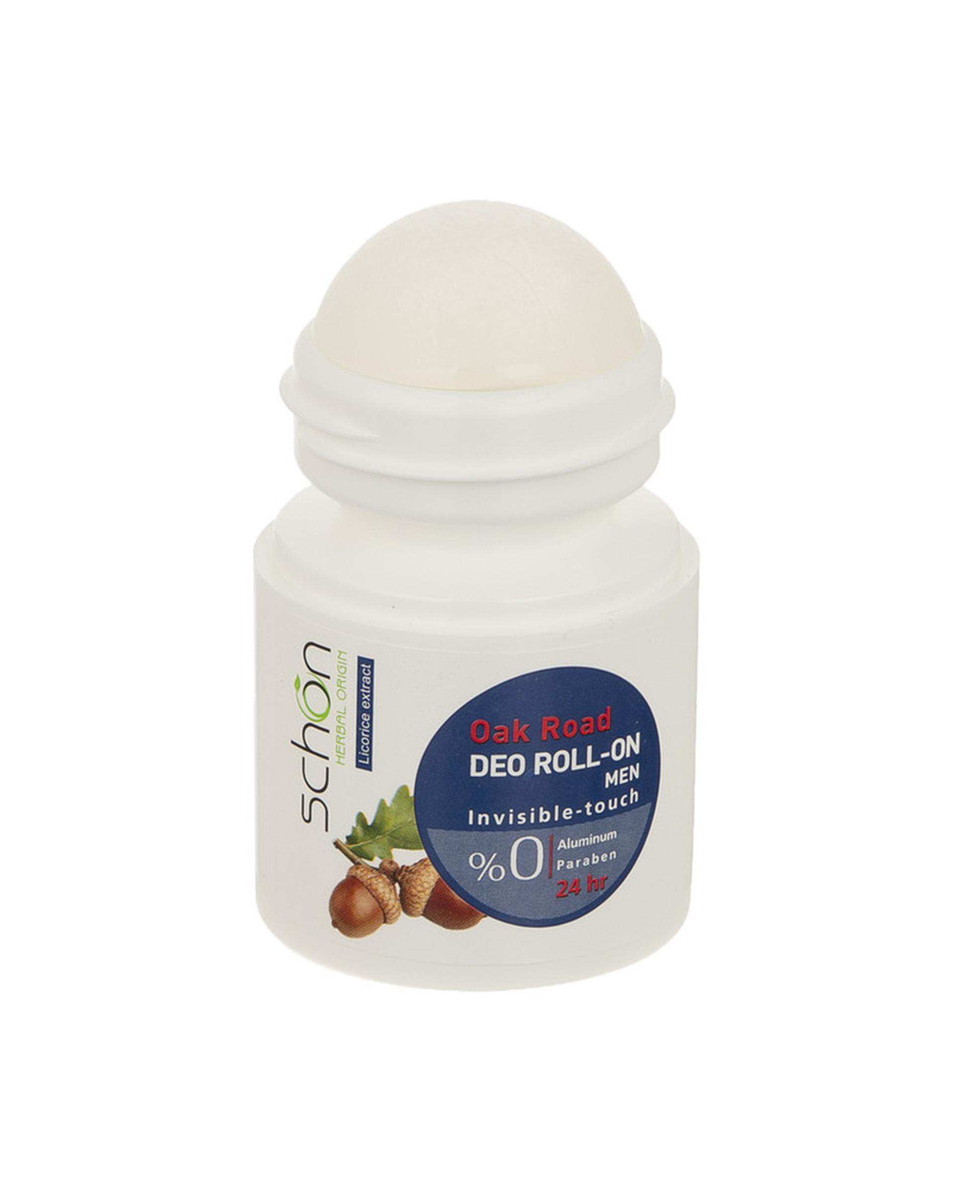 مام رول ضد تعریق مردانه 24 ساعته شون Schon مدل Oak Road حجم 50ml