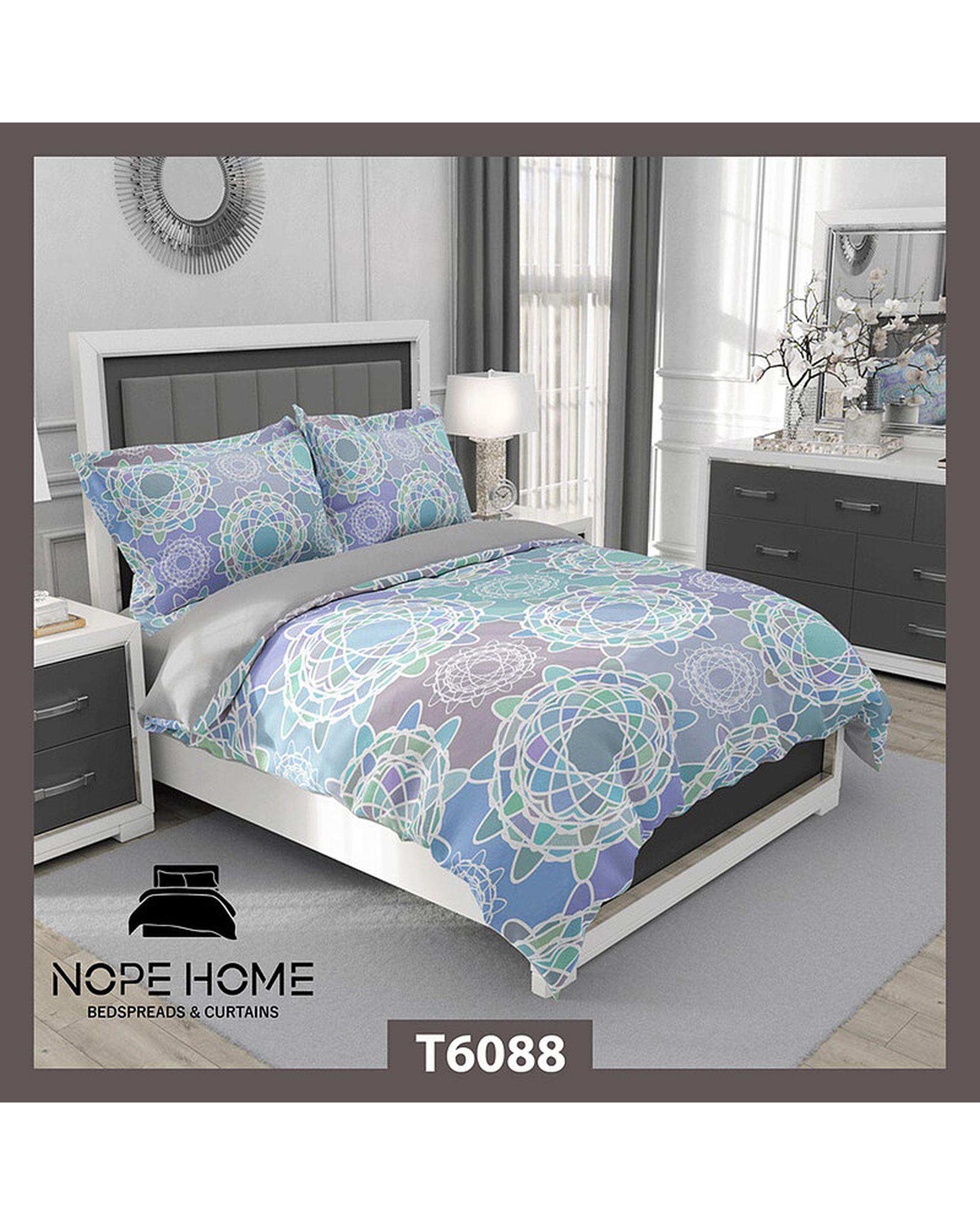 سرویس لحاف روتختی یک نفره 5 تکه نوپه هوم Nopehome طرح اسپرت کد T6088