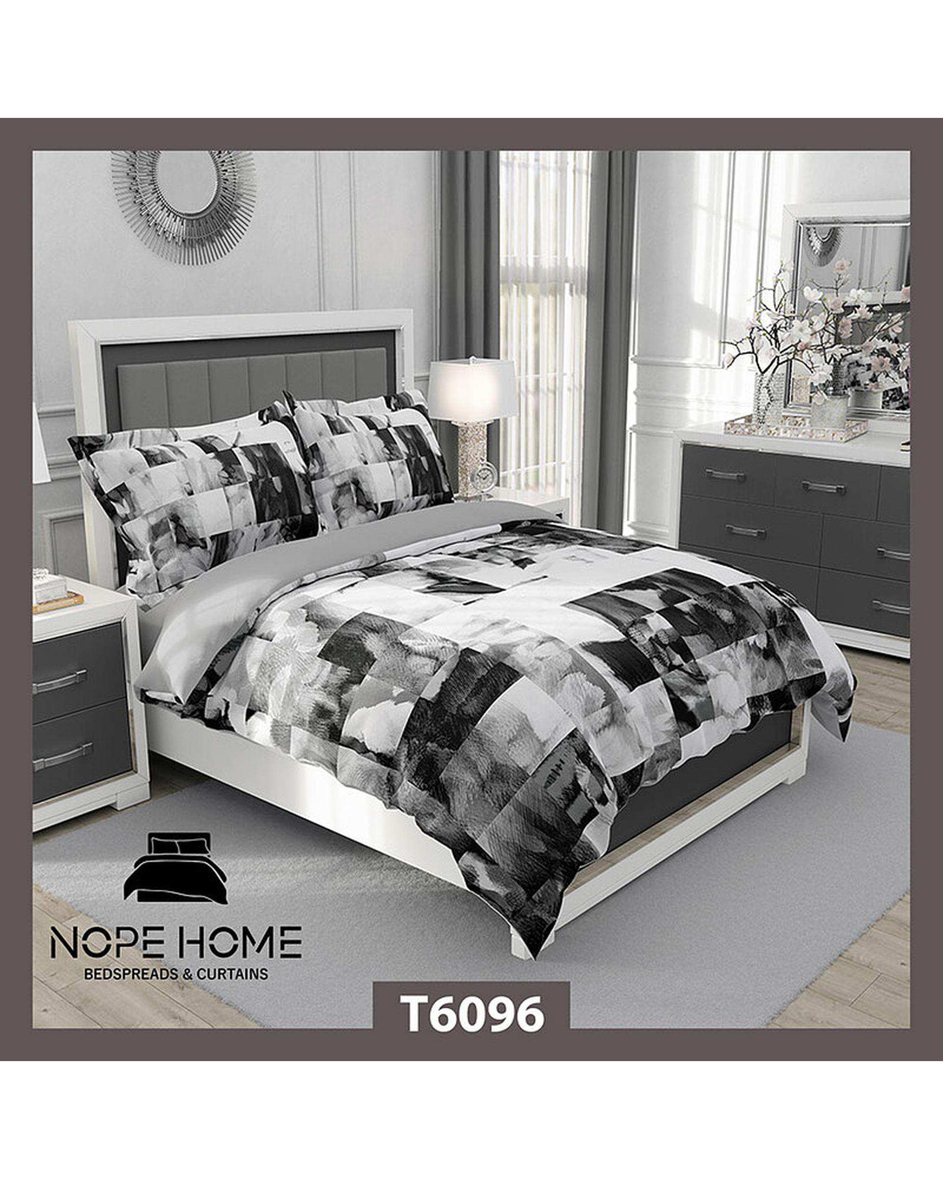 سرویس لحاف روتختی یک نفره 5 تکه نوپه هوم Nopehome طرح اسپرت کد T6096