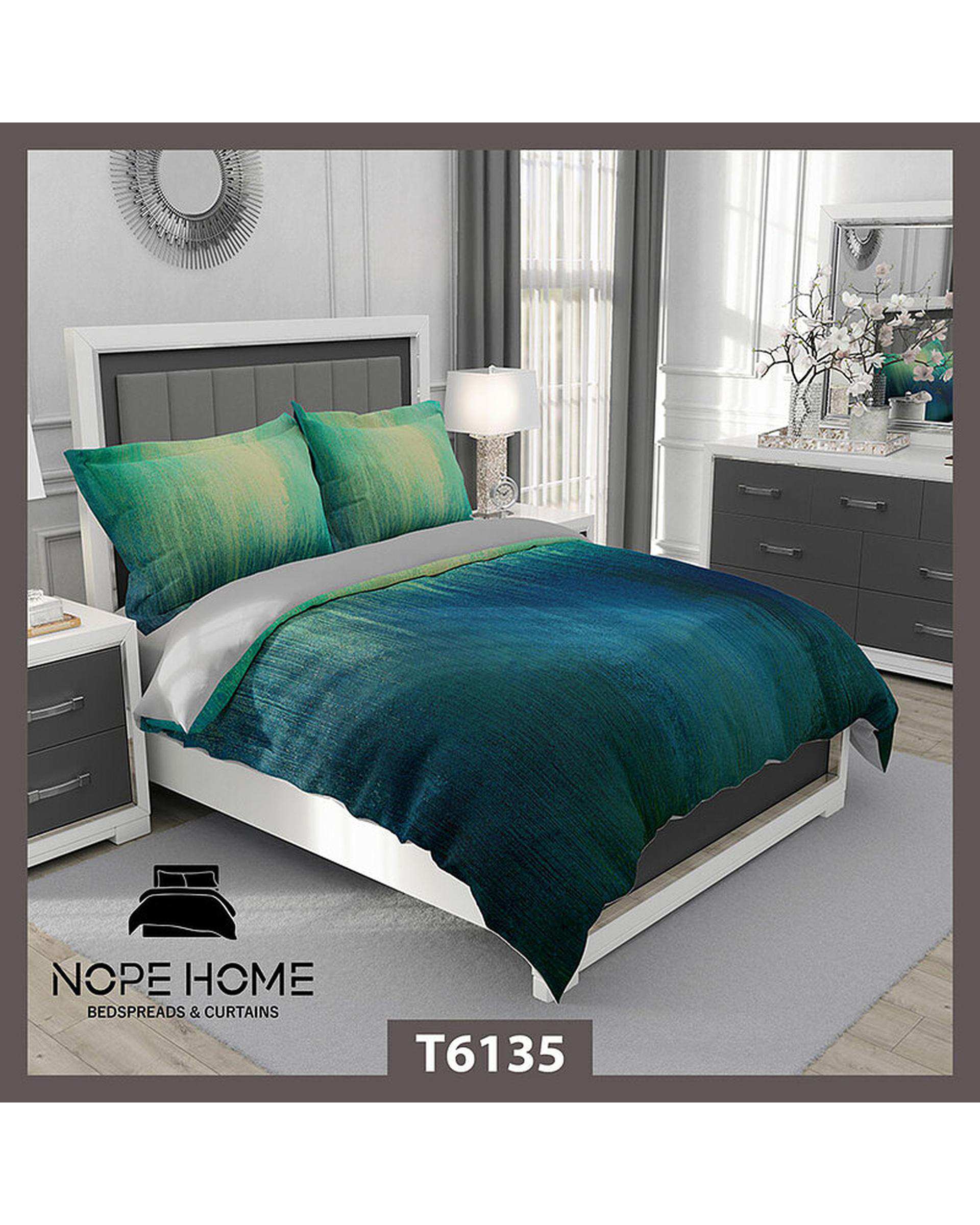 سرویس لحاف روتختی یک نفره 5 تکه نوپه هوم Nopehome طرح مدرن کد T6135