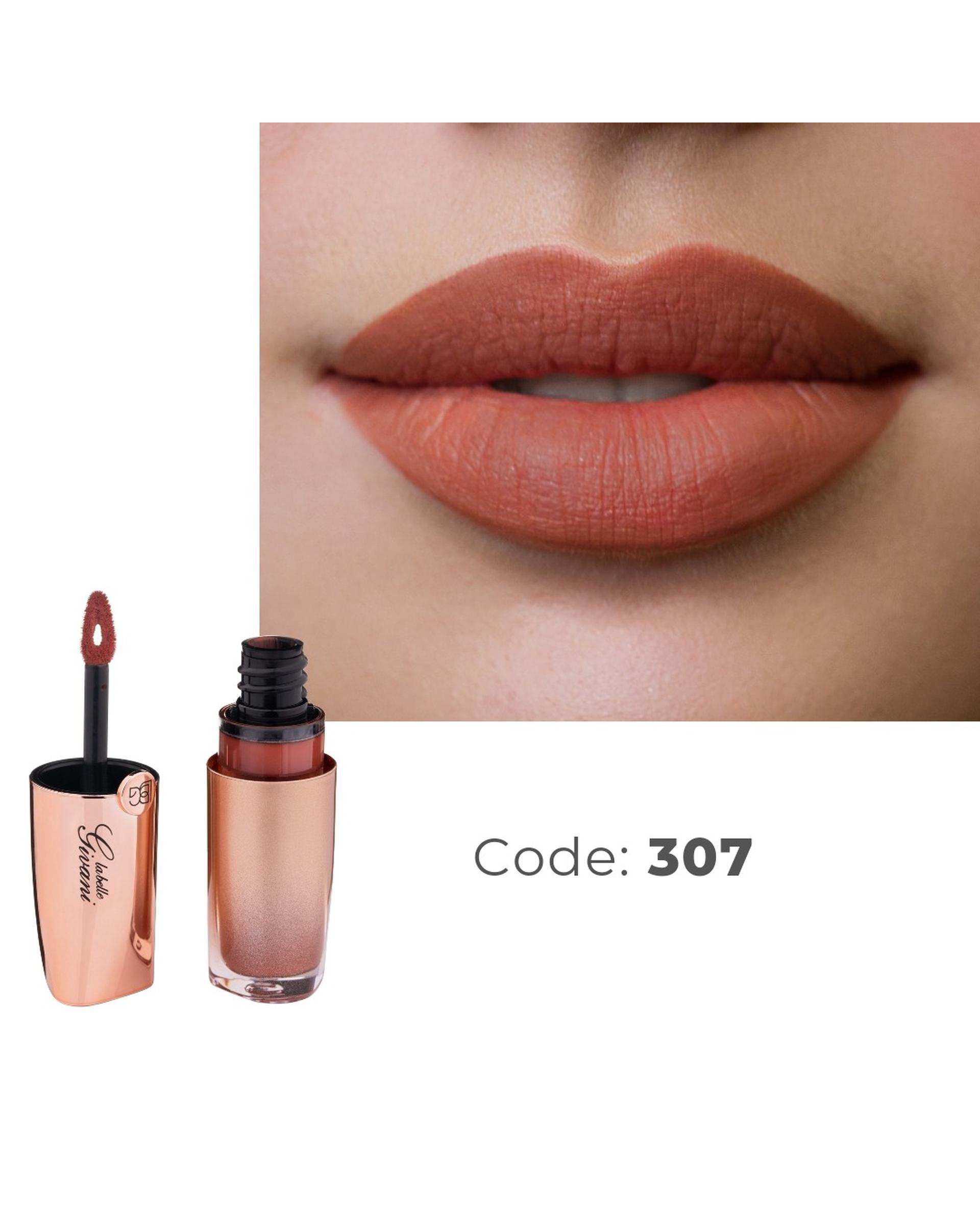 رژ لب مایع لابلا جیوانی La Belle Givani شماره 307 حجم 6ml