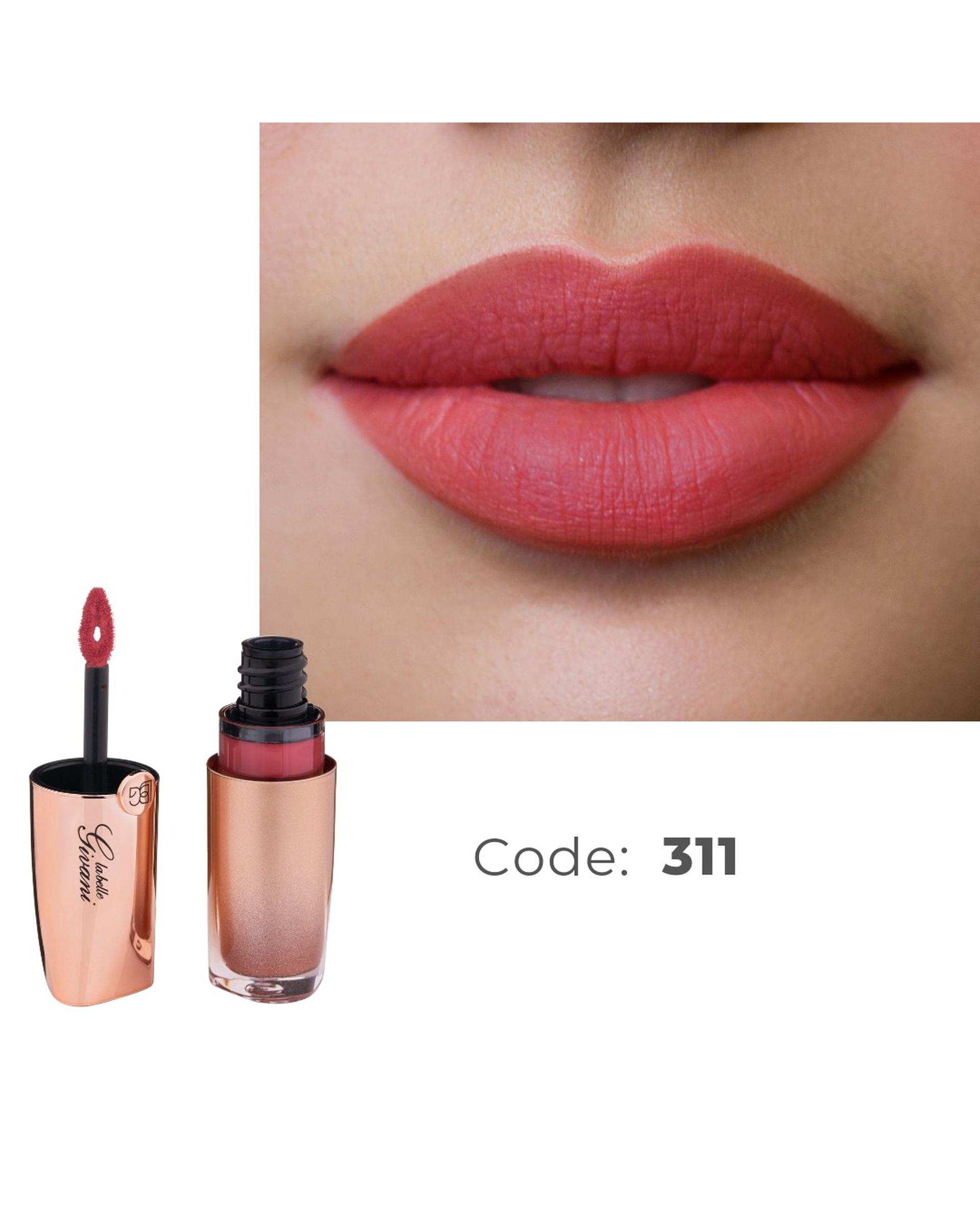 رژ لب مایع لابلا جیوانی La Belle Givani شماره 311 حجم 6ml