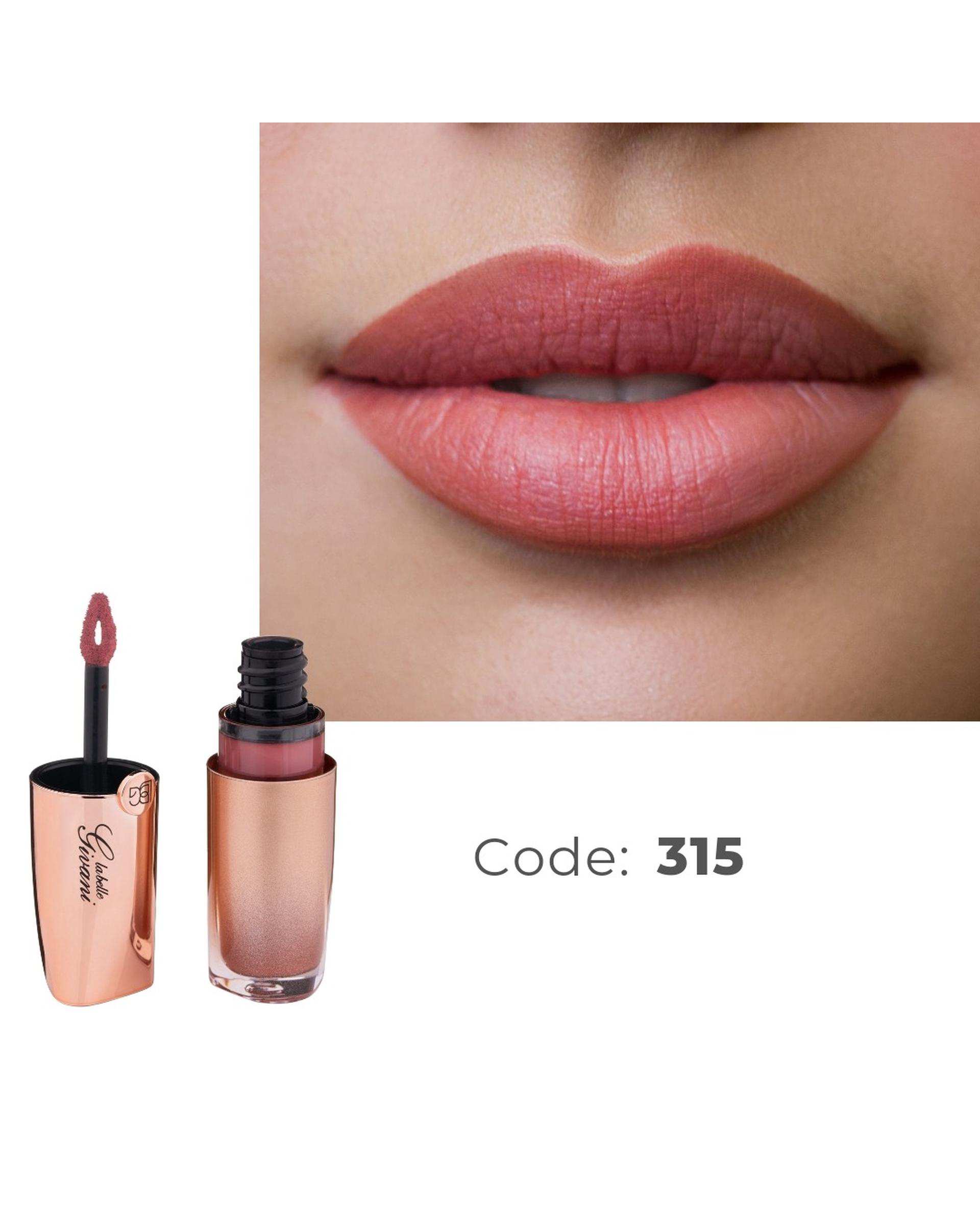 رژ لب مایع لابلا جیوانی La Belle Givani شماره 315 حجم 6ml
