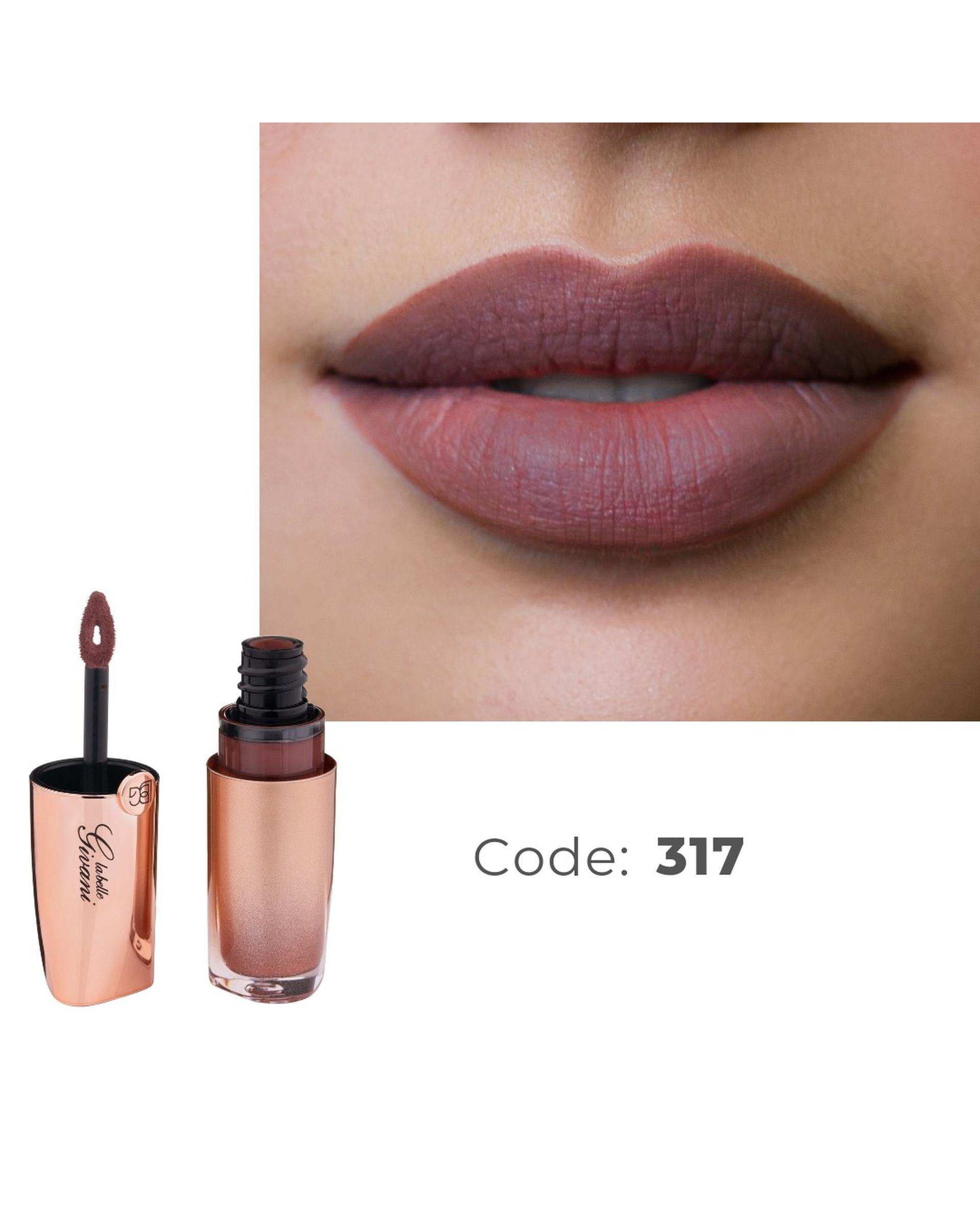 رژ لب مایع لابلا جیوانی La Belle Givani شماره 317 حجم 6ml