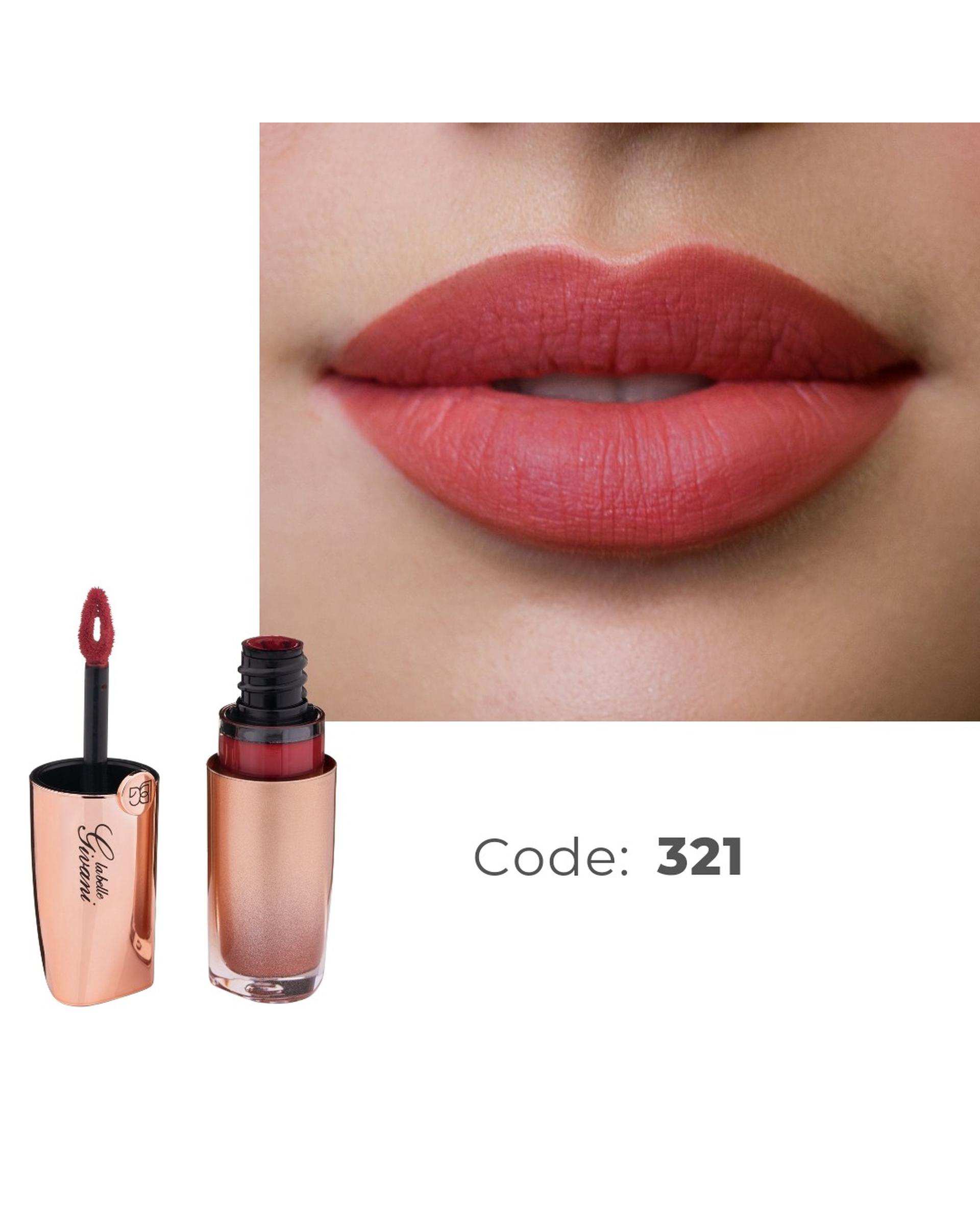 رژ لب مایع لابلا جیوانی La Belle Givani شماره 321 حجم 6ml