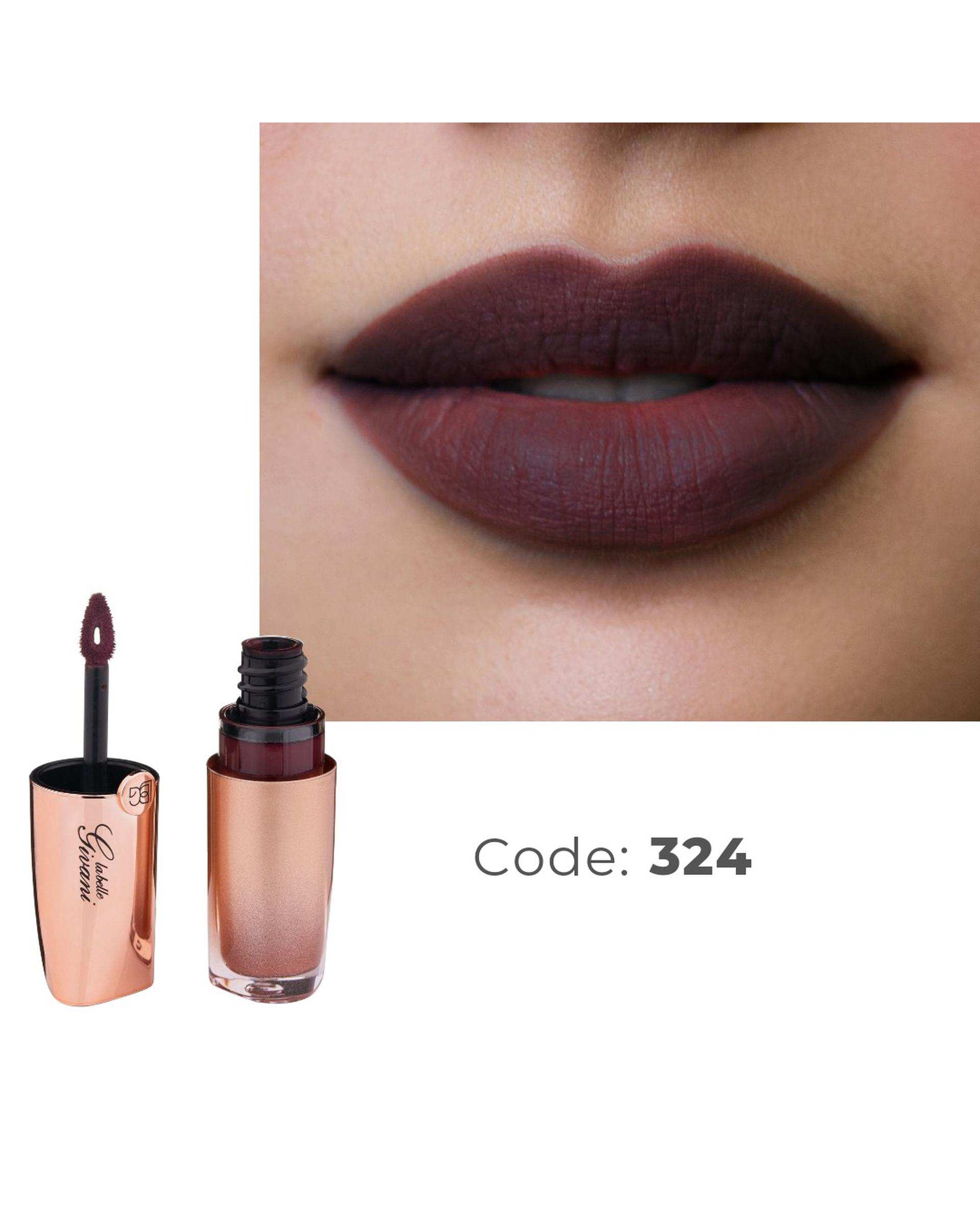 رژ لب مایع لابلا جیوانی La Belle Givani شماره 324 حجم 6ml
