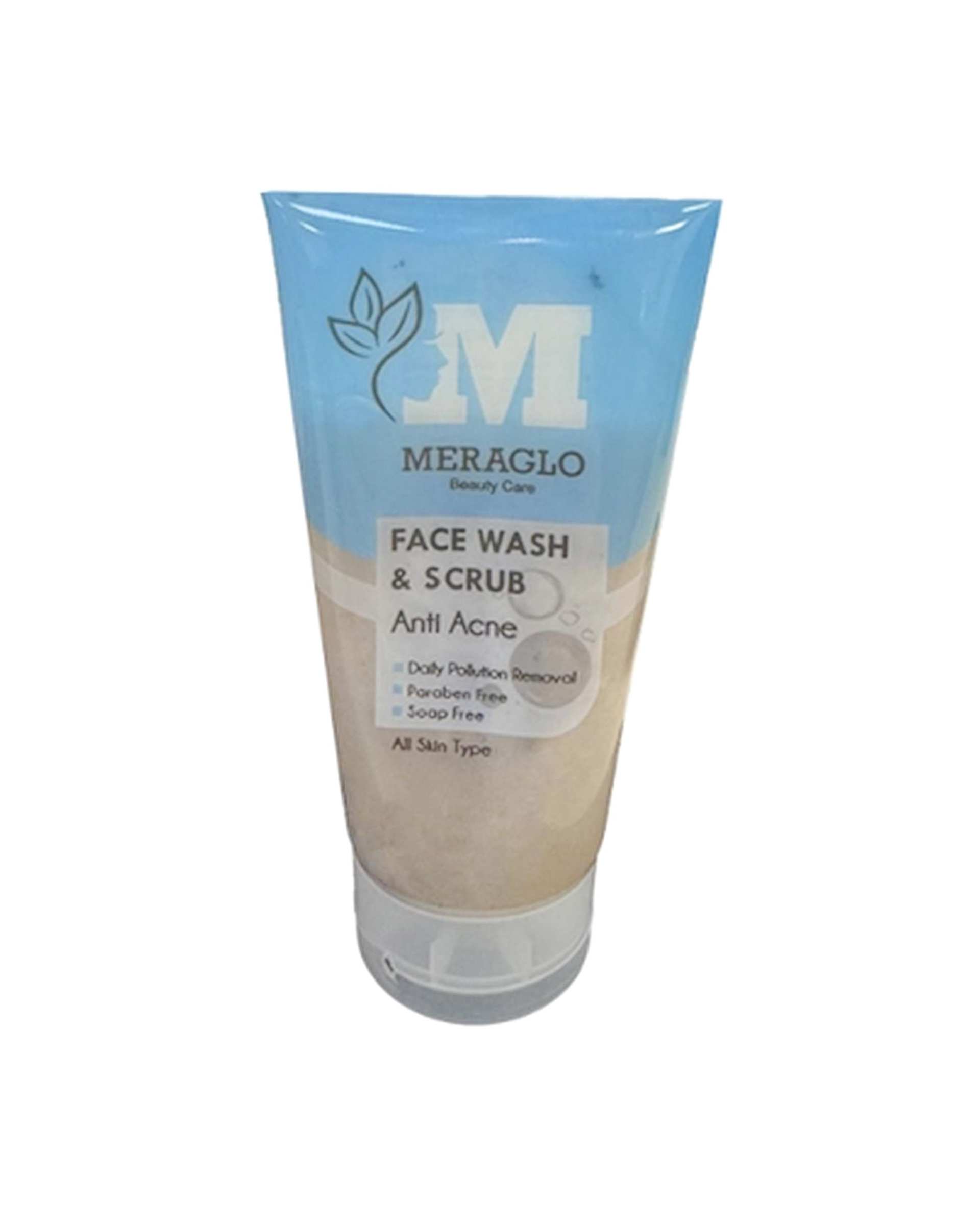شوینده صورت و اسکراب لایه بردار ضد آکنه مراگلو Meraglo حجم 75ml