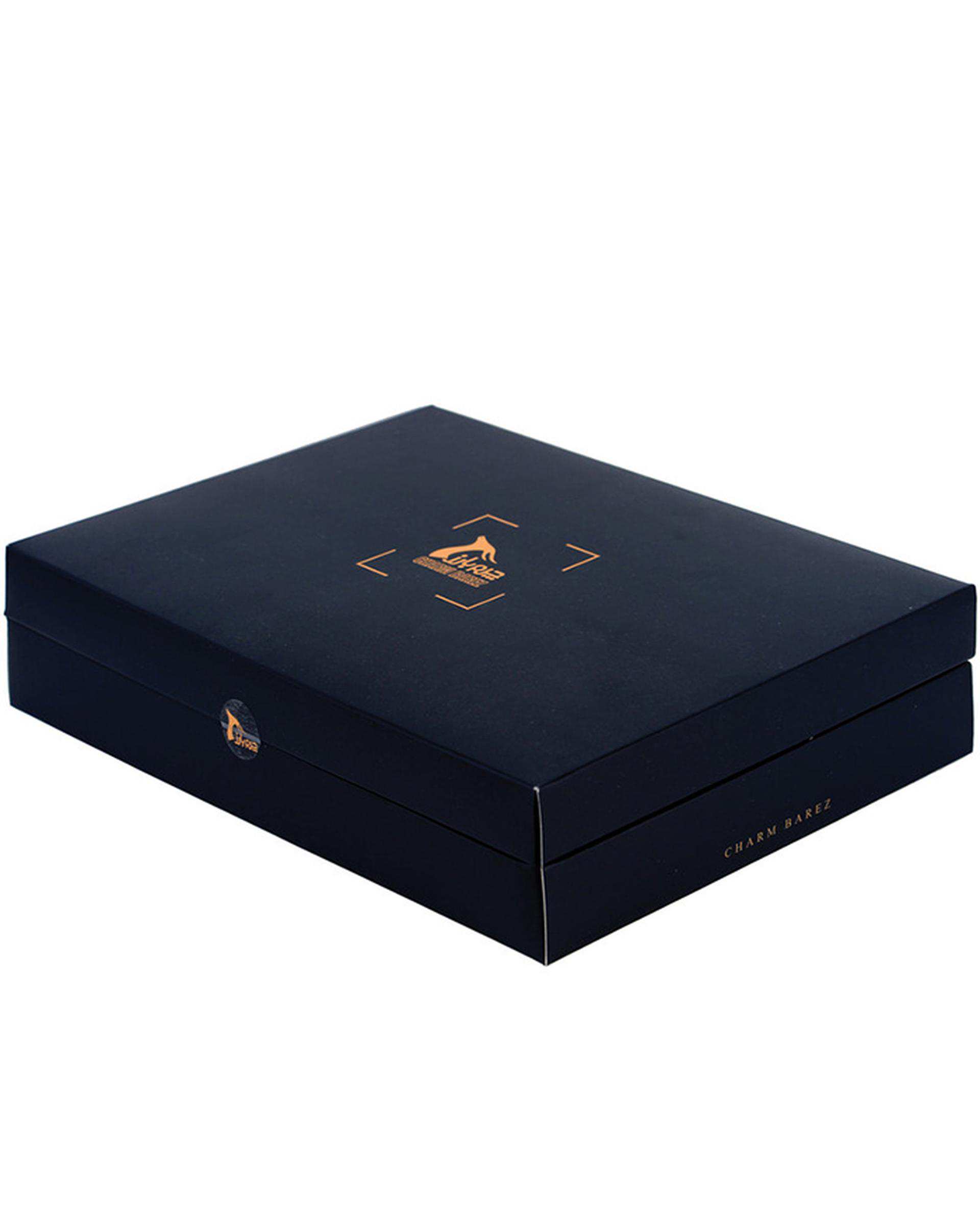 ست هدیه چرم مردانه مشکی چرم بارز Charm Barez کد DS1.newBOX