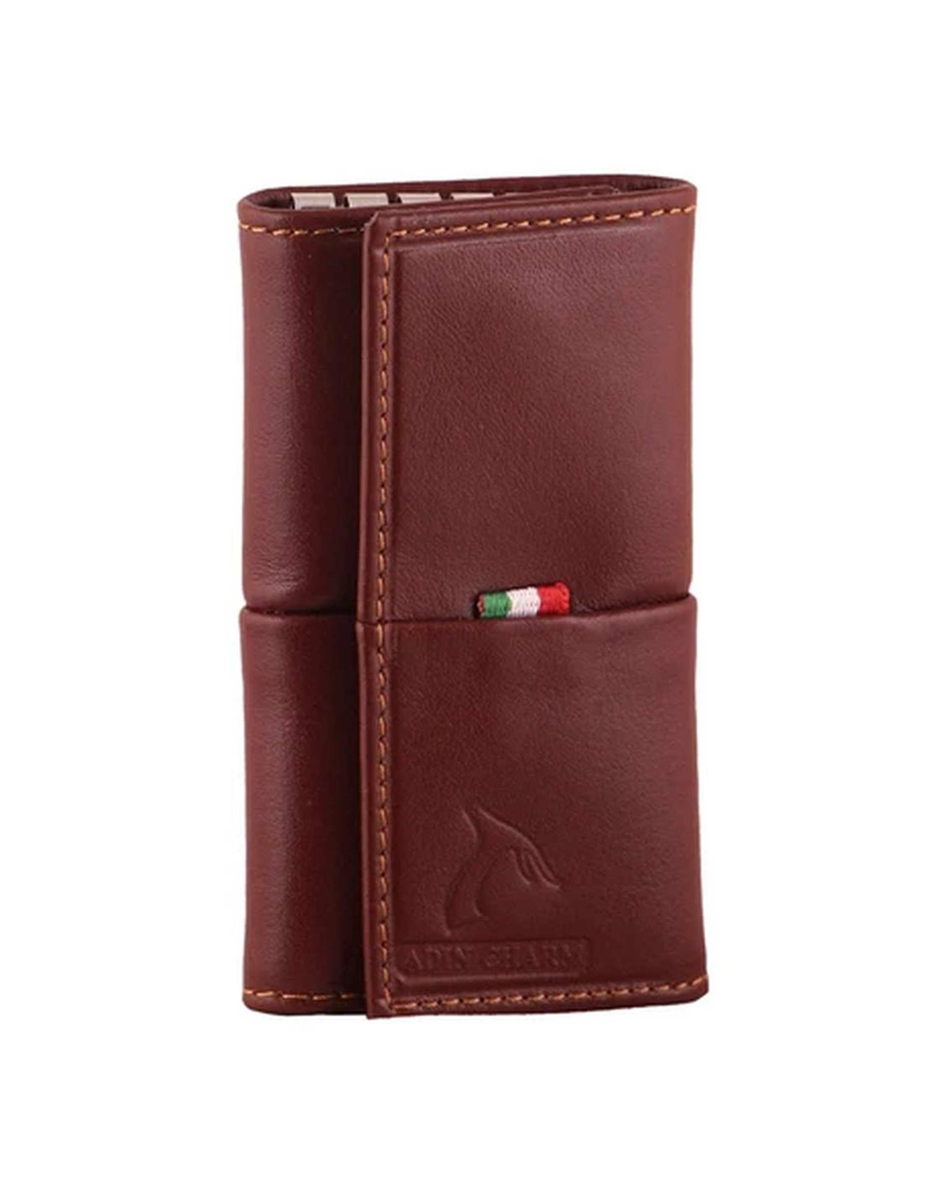 ست هدیه چرم مردانه عسلی چرم بارز Charm Barez کد DS55HB