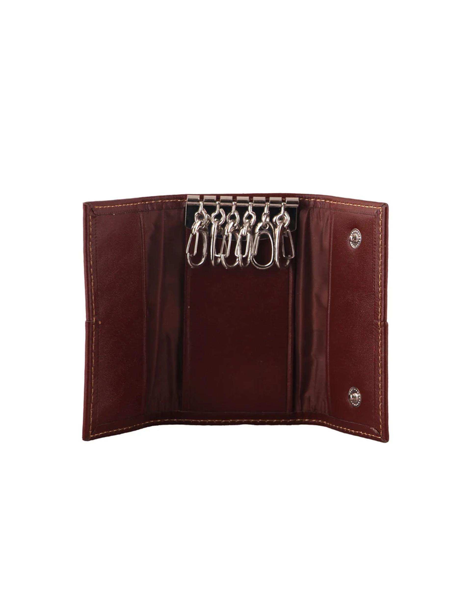 ست هدیه چرم مردانه عسلی چرم بارز Charm Barez کد DS55HB