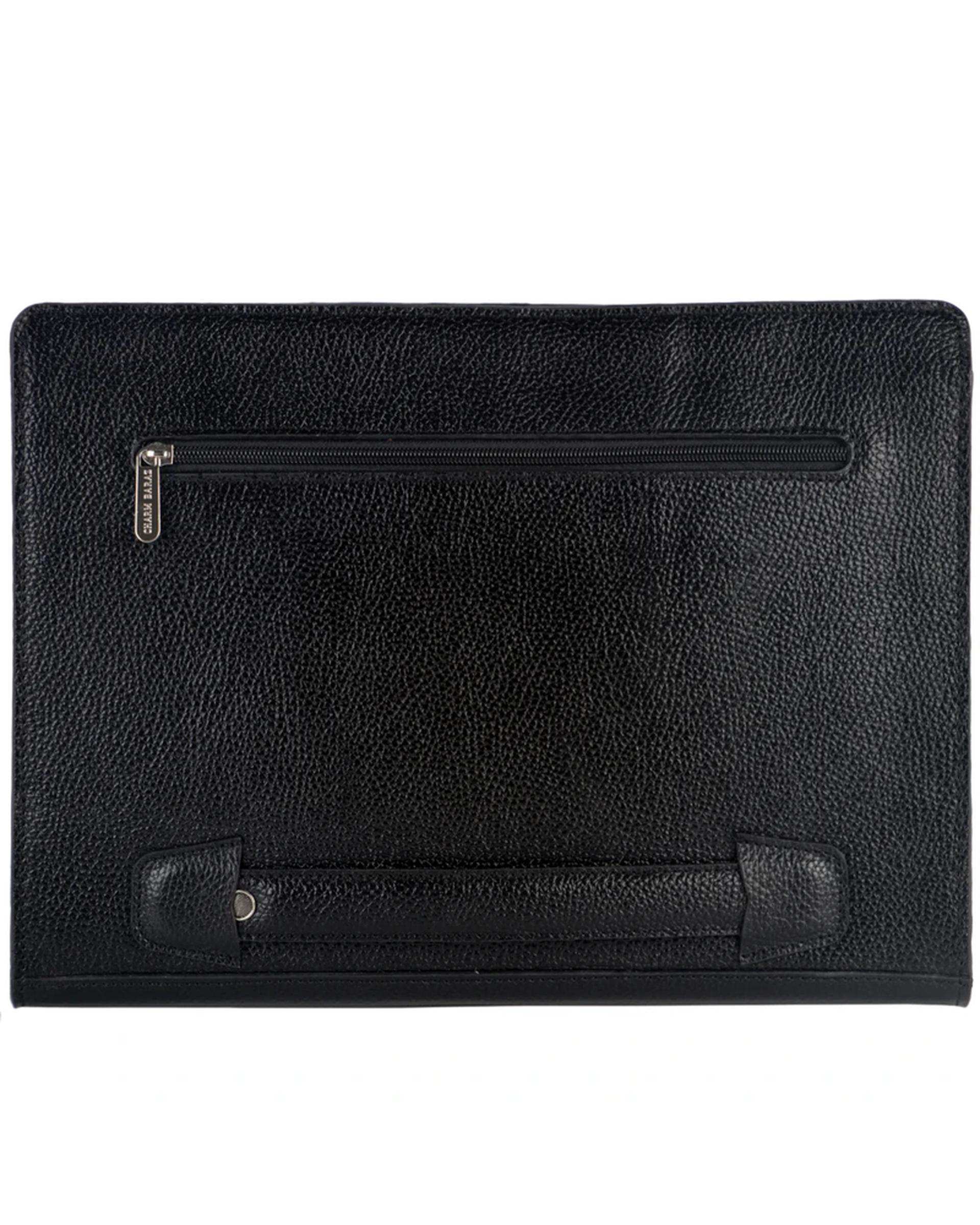 کیف دستی چرم مشکی چرم بارز Charm Barez مدل DF40.1