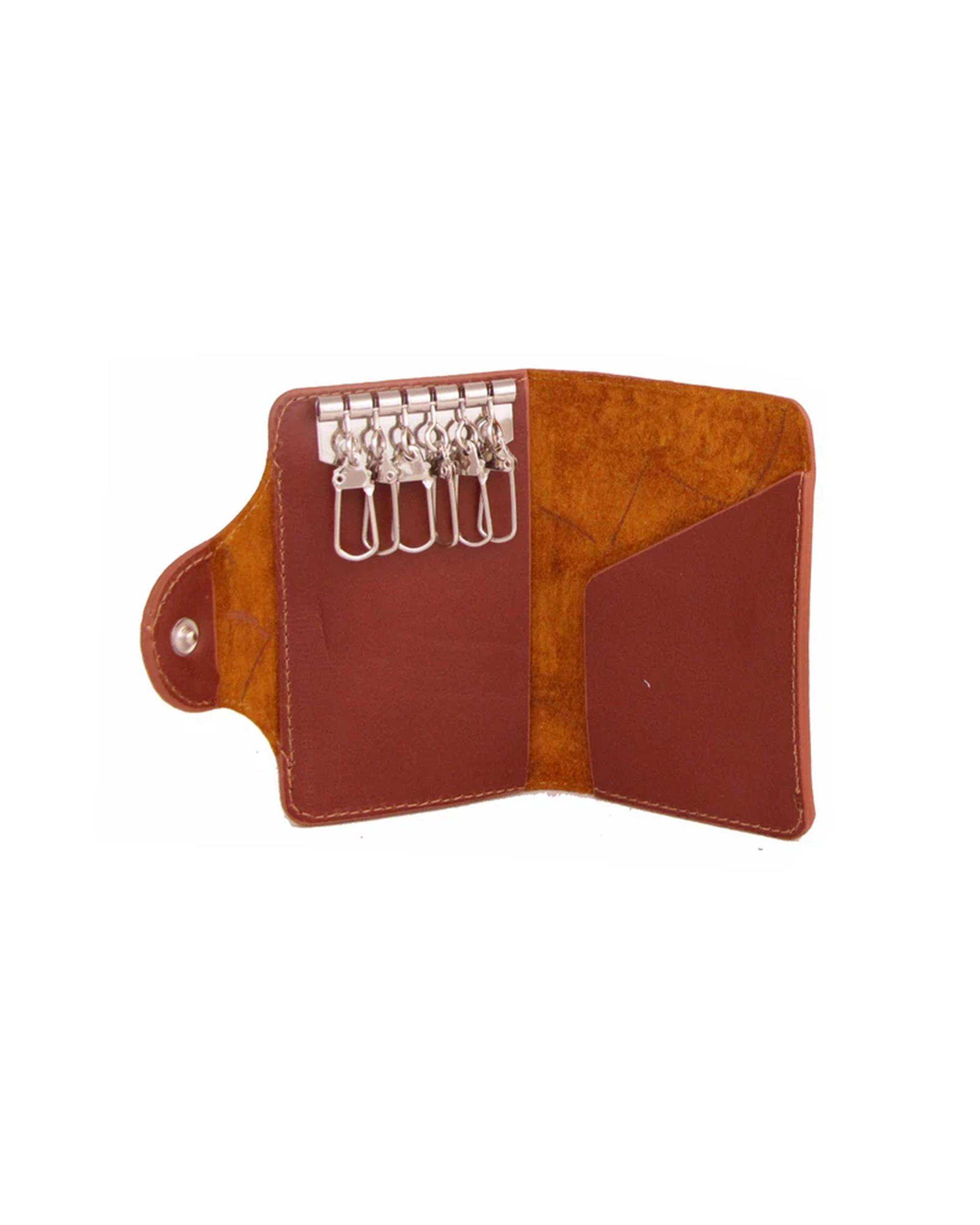 ست هدیه چرم مردانه عسلی چرم بارز Charm Barez کد DS50.nw