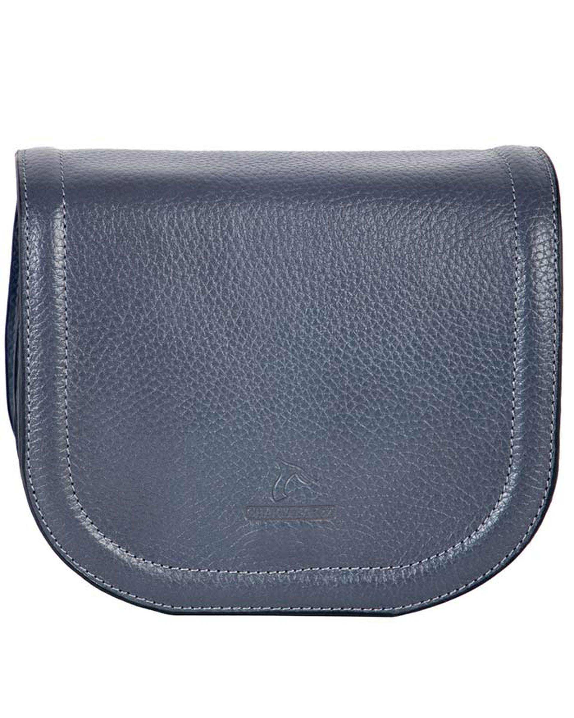 کیف چرم زنانه رودوشی طوسی چرم بارز Charm Barez مدل DG72.1