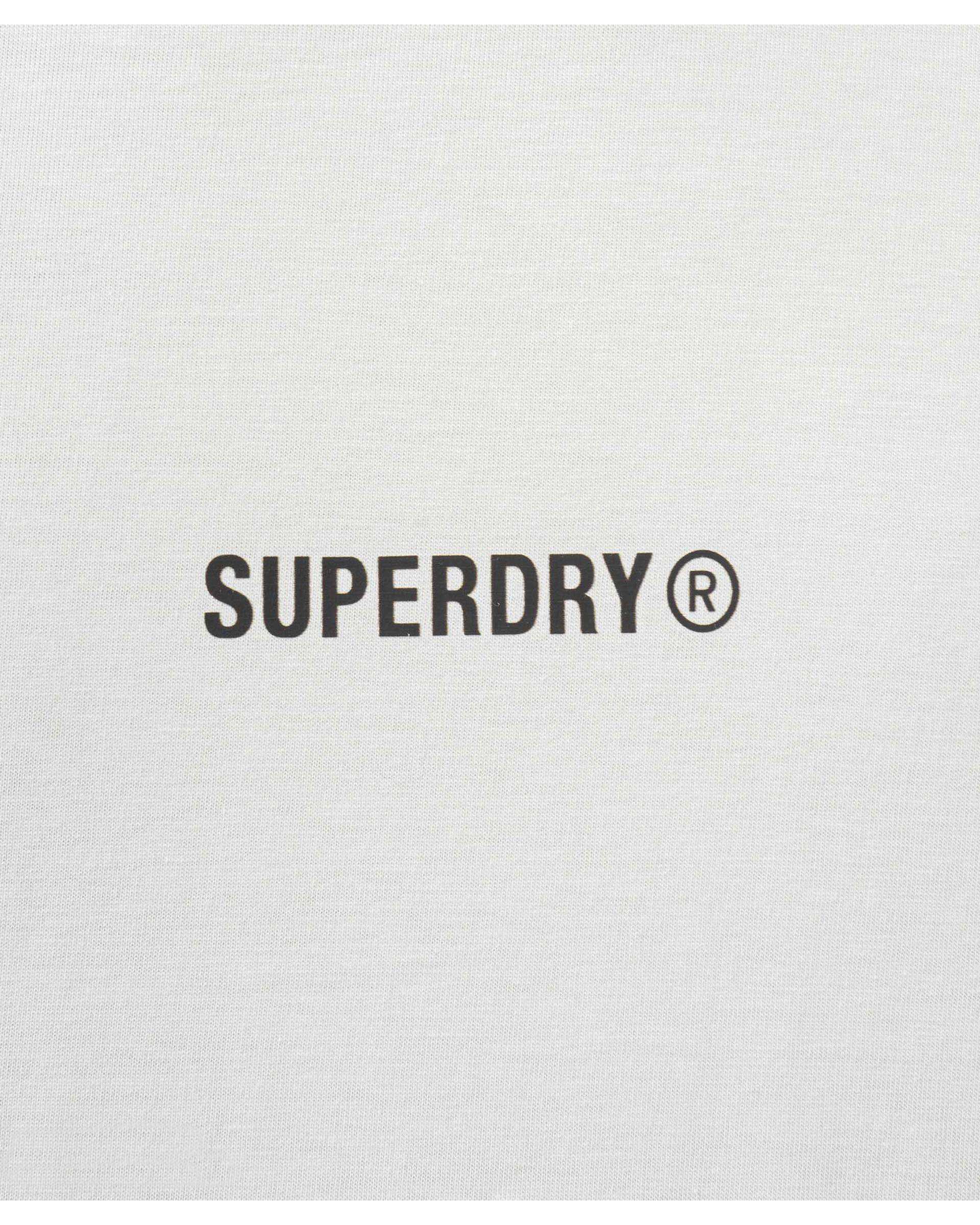 تی شرت مردانه سفید سوپردرای Superdry کد M10S52102N