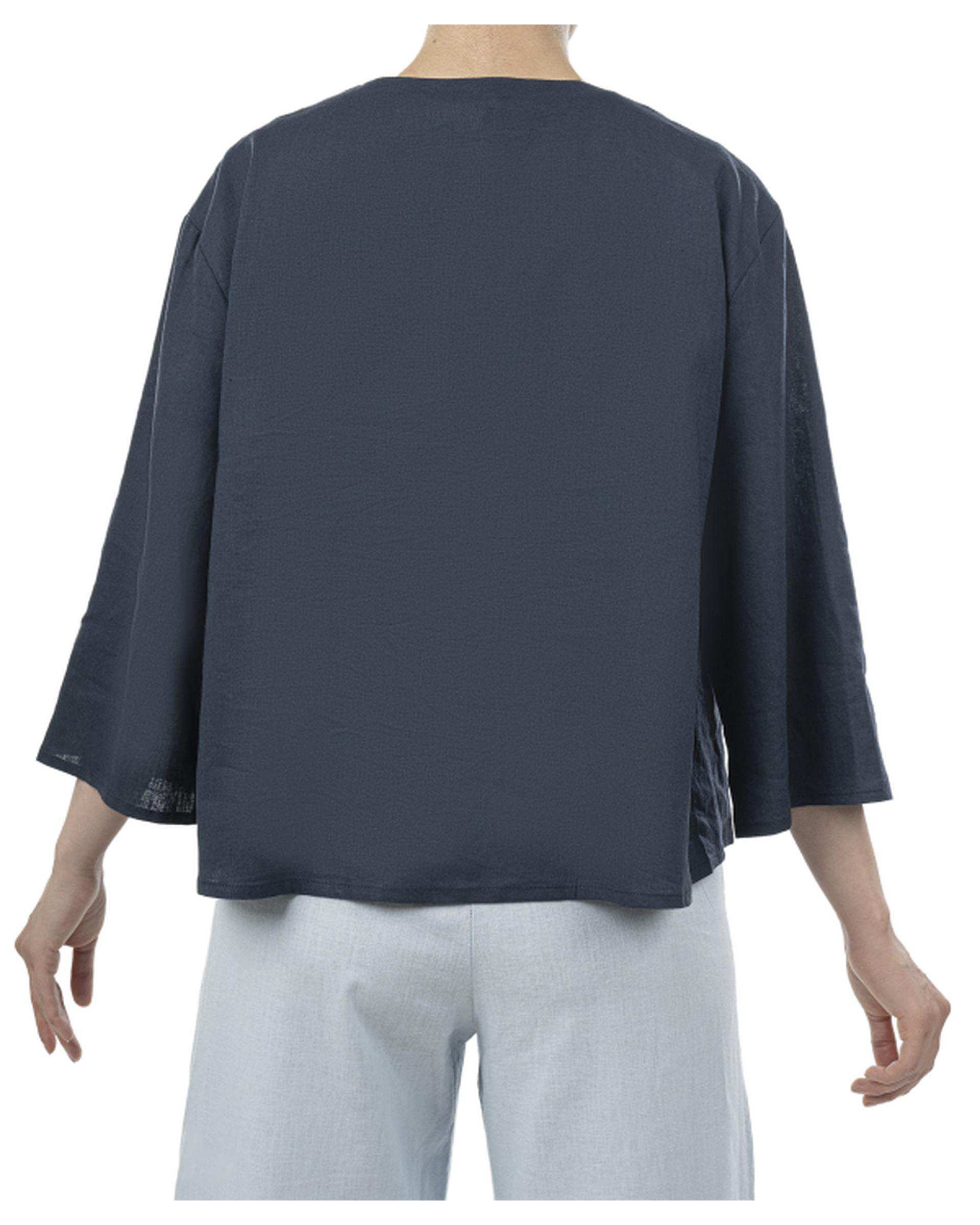 شومیز زنانه سرمه ای سوپردرای Superdry کد W13S55001C