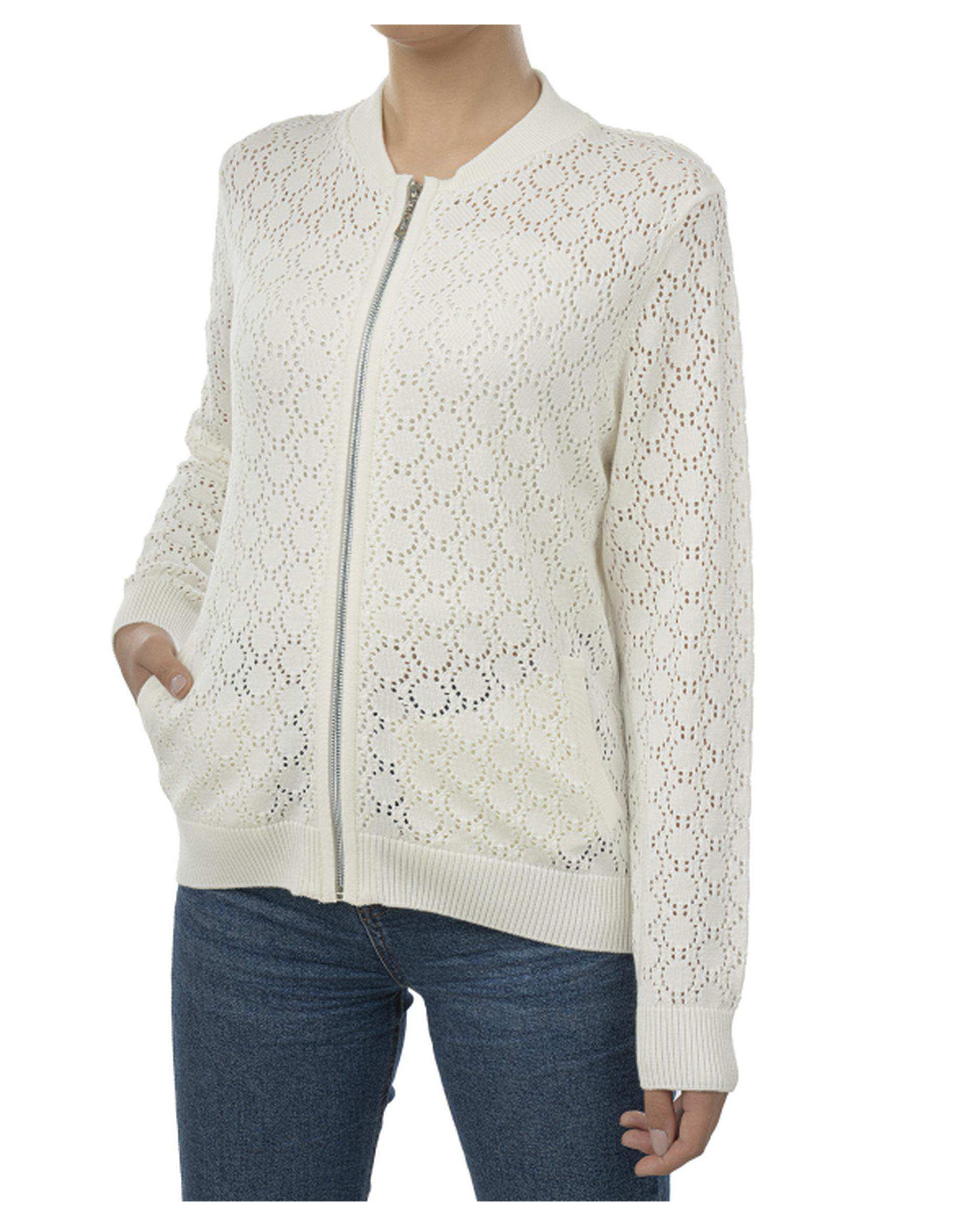 سویشرت زنانه شیری سوپردرای Superdry کد W14S51701T