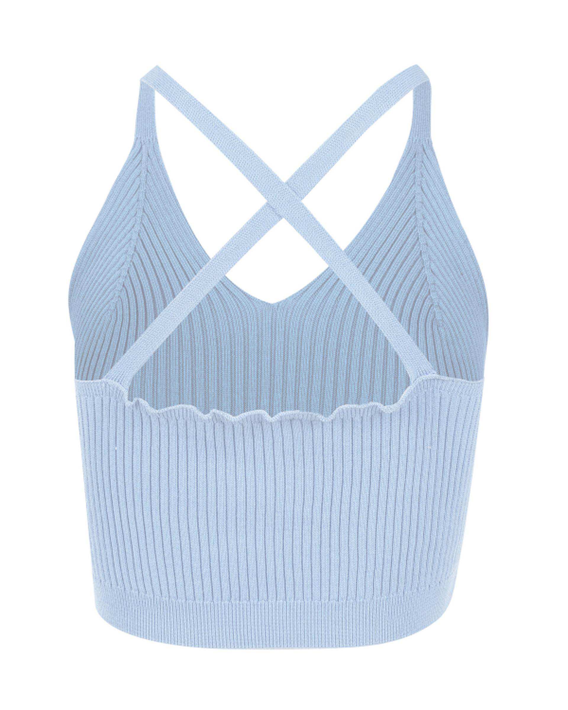 تاپ زنانه کراپ آبی روشن سوپردرای Superdry کد W15S51702T