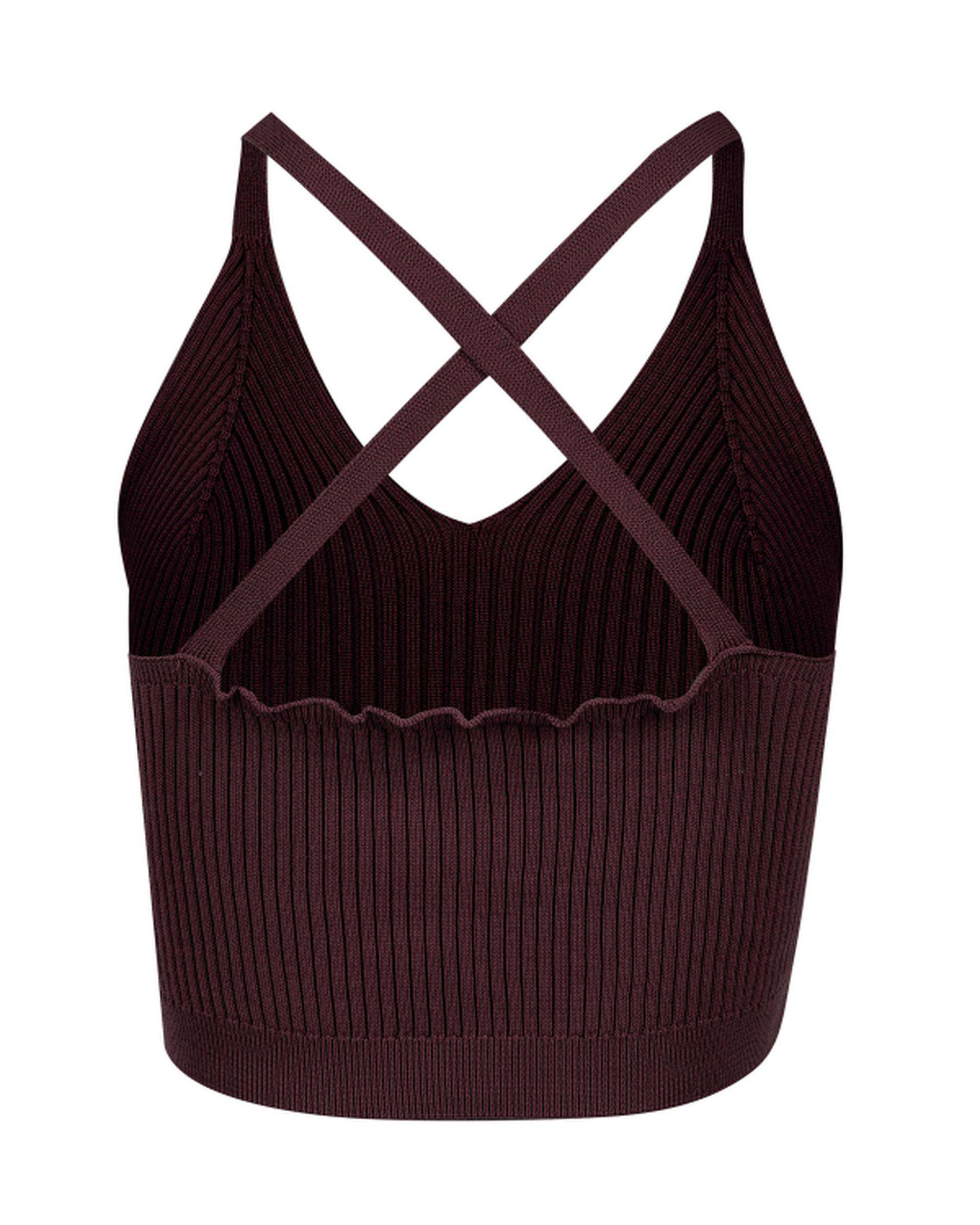 تاپ زنانه کراپ زرشکی سوپردرای Superdry کد W15S51702T