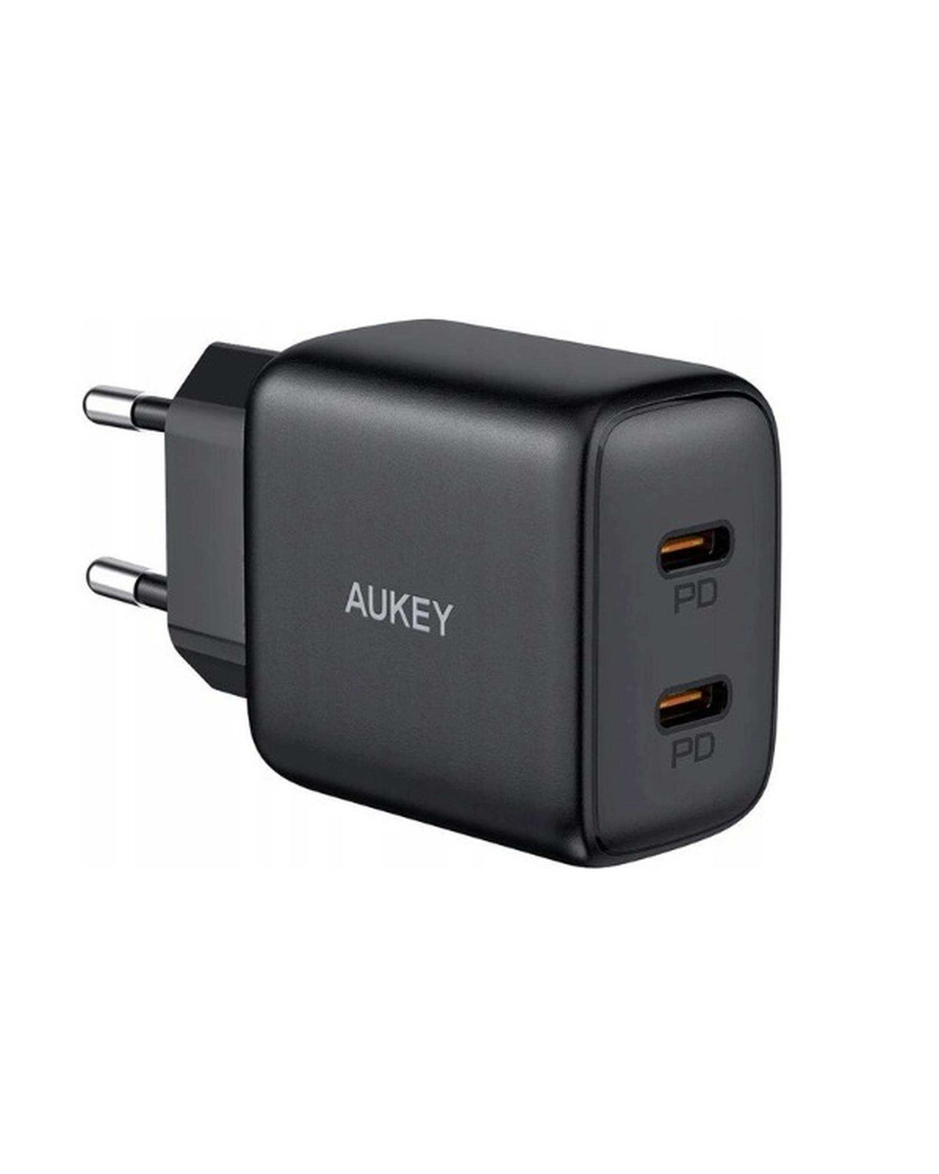 شارژر دیواری 20 وات دو پورت آئوکی Aukey مدل PA-R1S