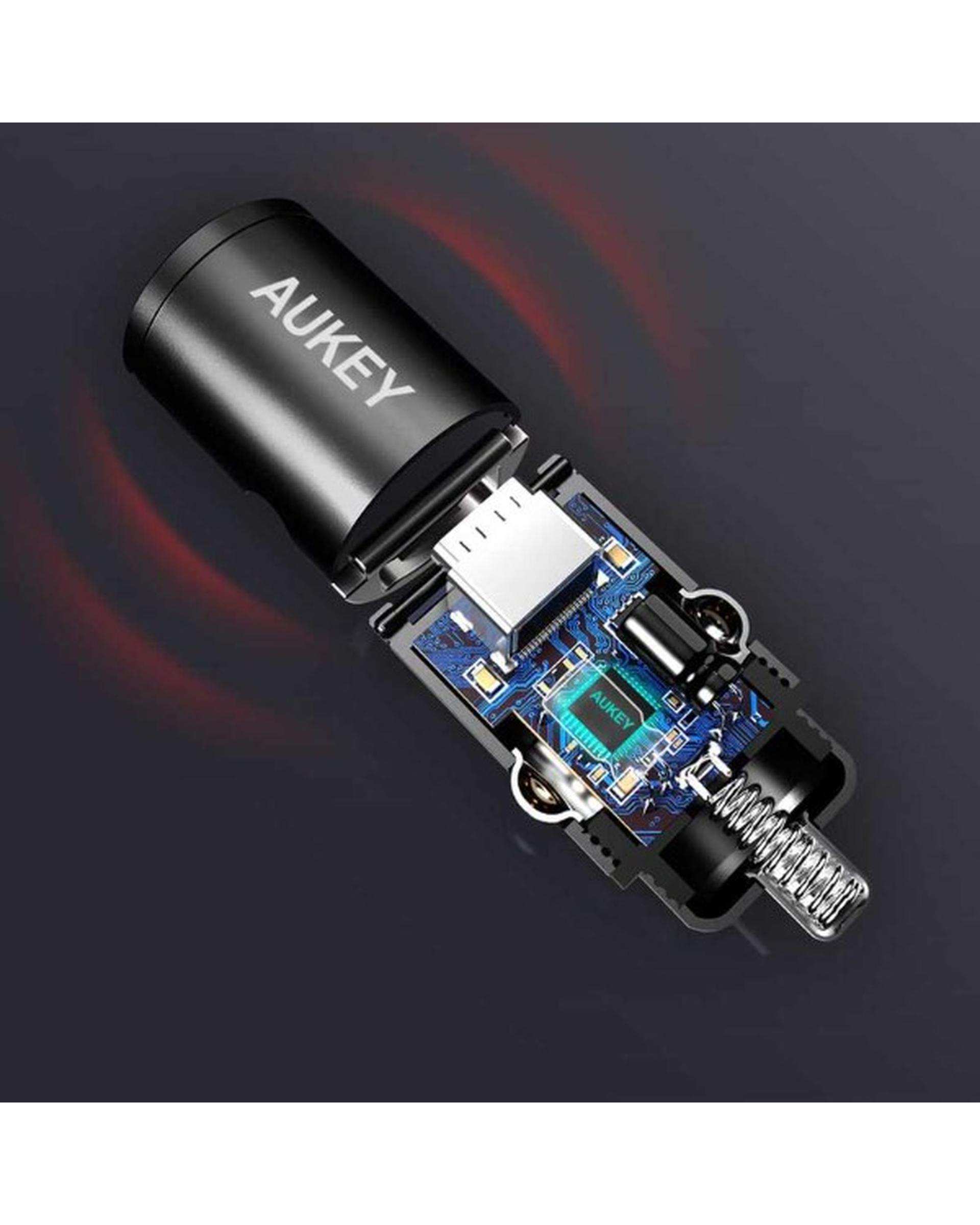 شارژر فندکی ۳۰ وات آئوکی Aukey مدل CC-A3