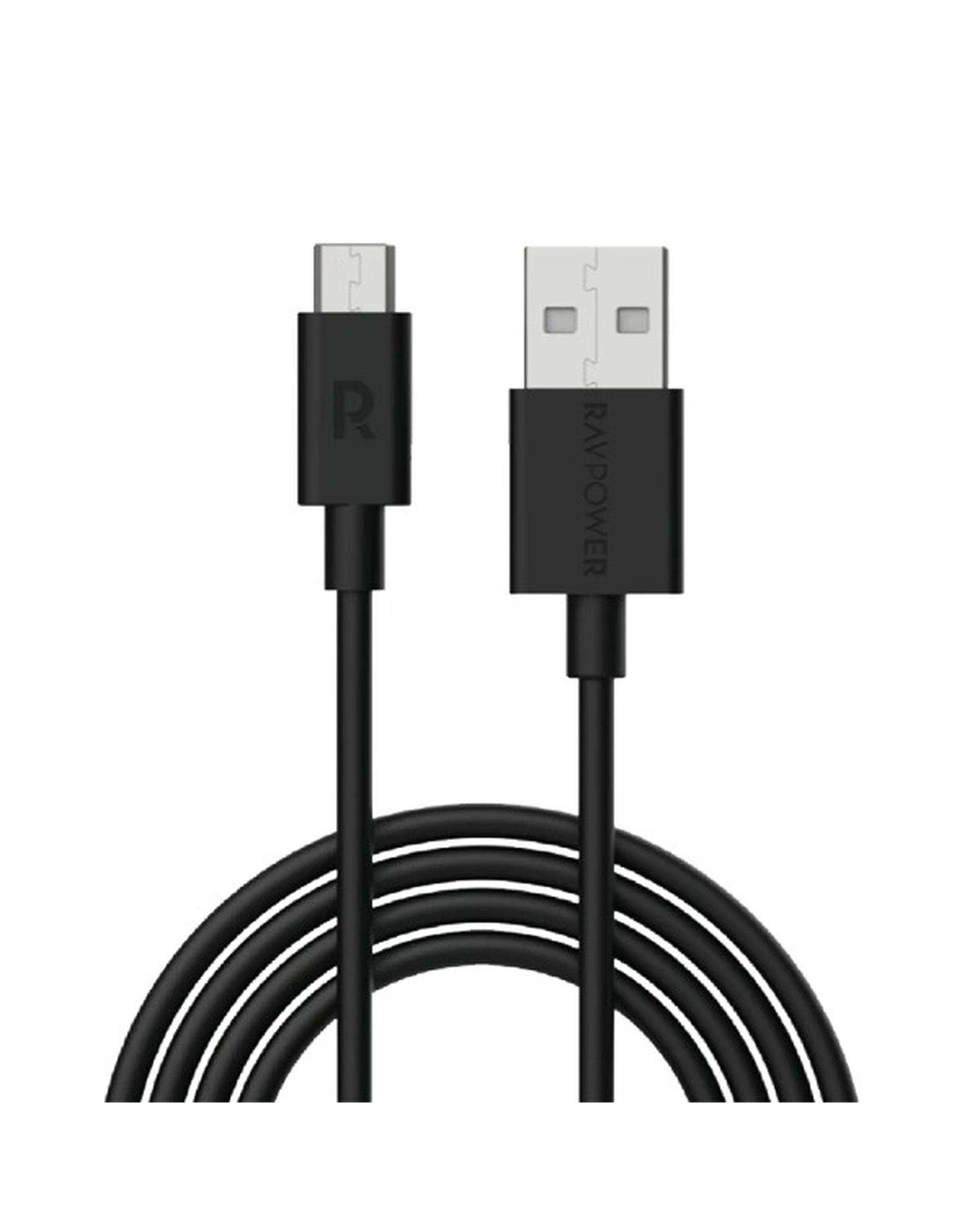کابل USB-A به Micro USB راوپاور ravpower مدل RP-CB043 طول 1 متر