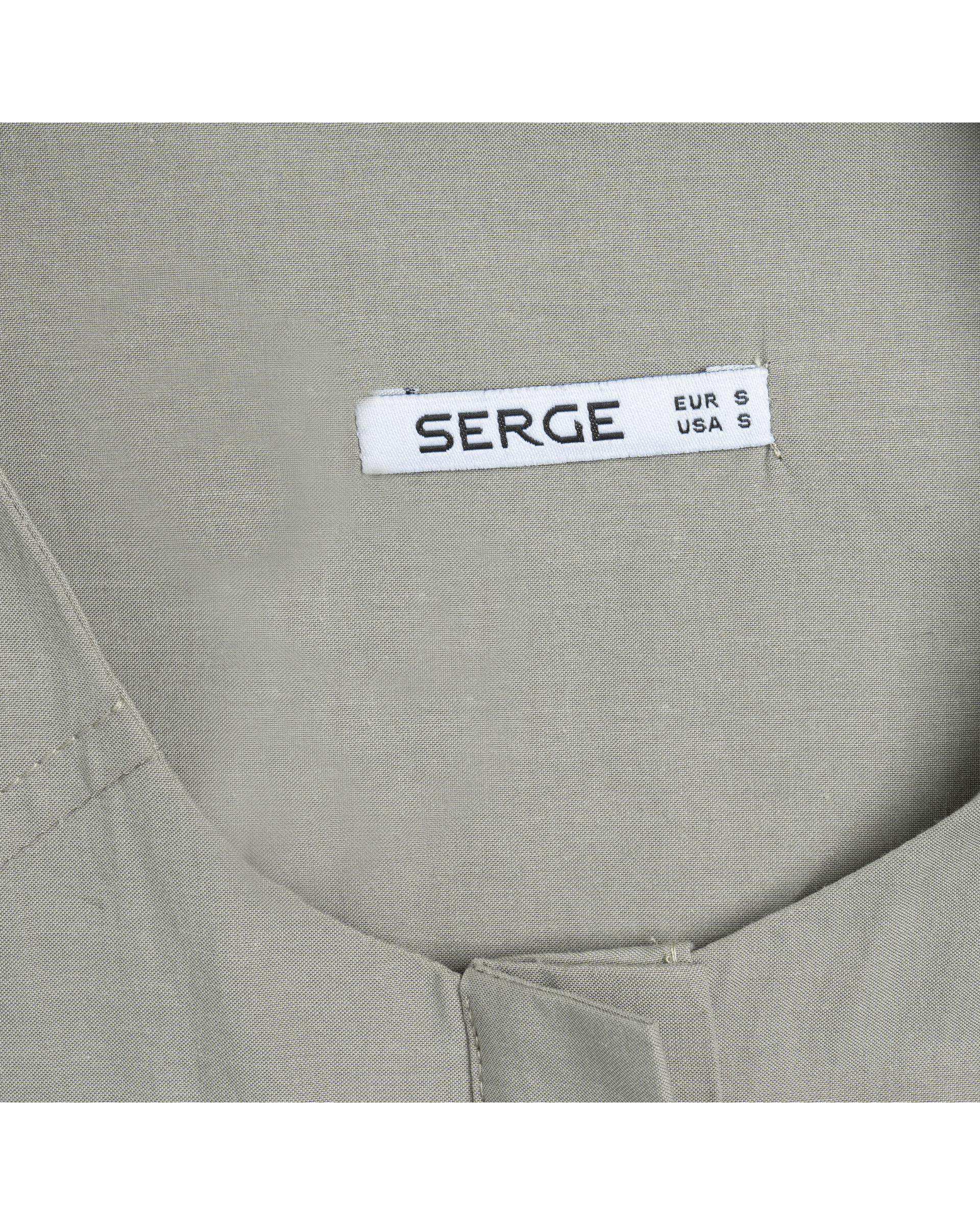 پیراهن زنانه طوسی سرژه Serge کد 206427