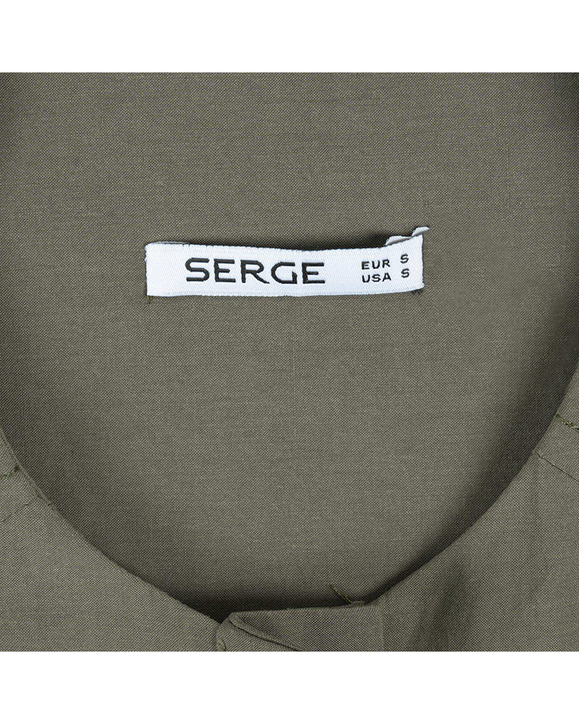 پیراهن زنانه سبز یشمی سرژه Serge کد 206427
