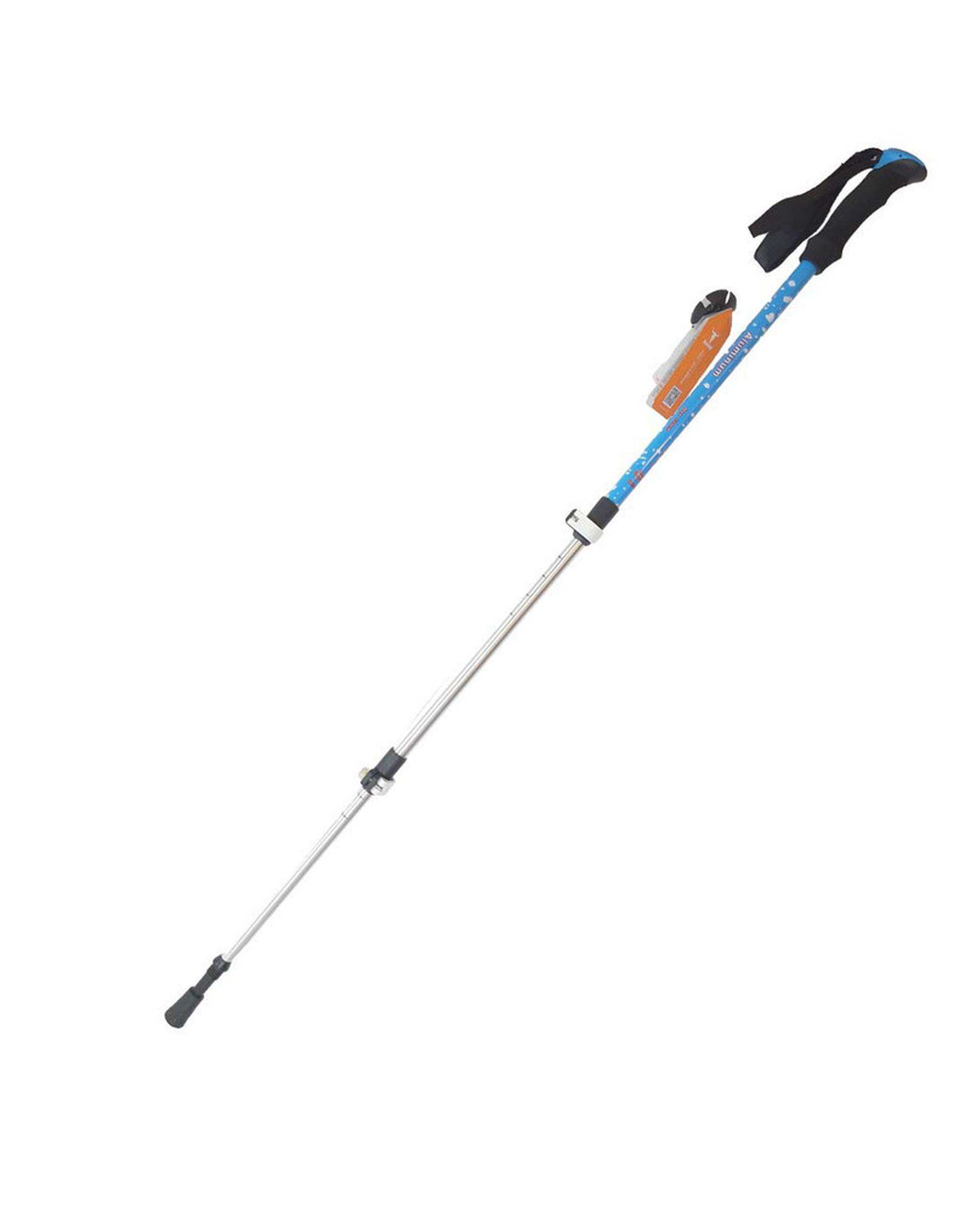 عصای کوهنوردی آبی متالیک پکینیو مدل Climbing stick بسته 2 عددی
