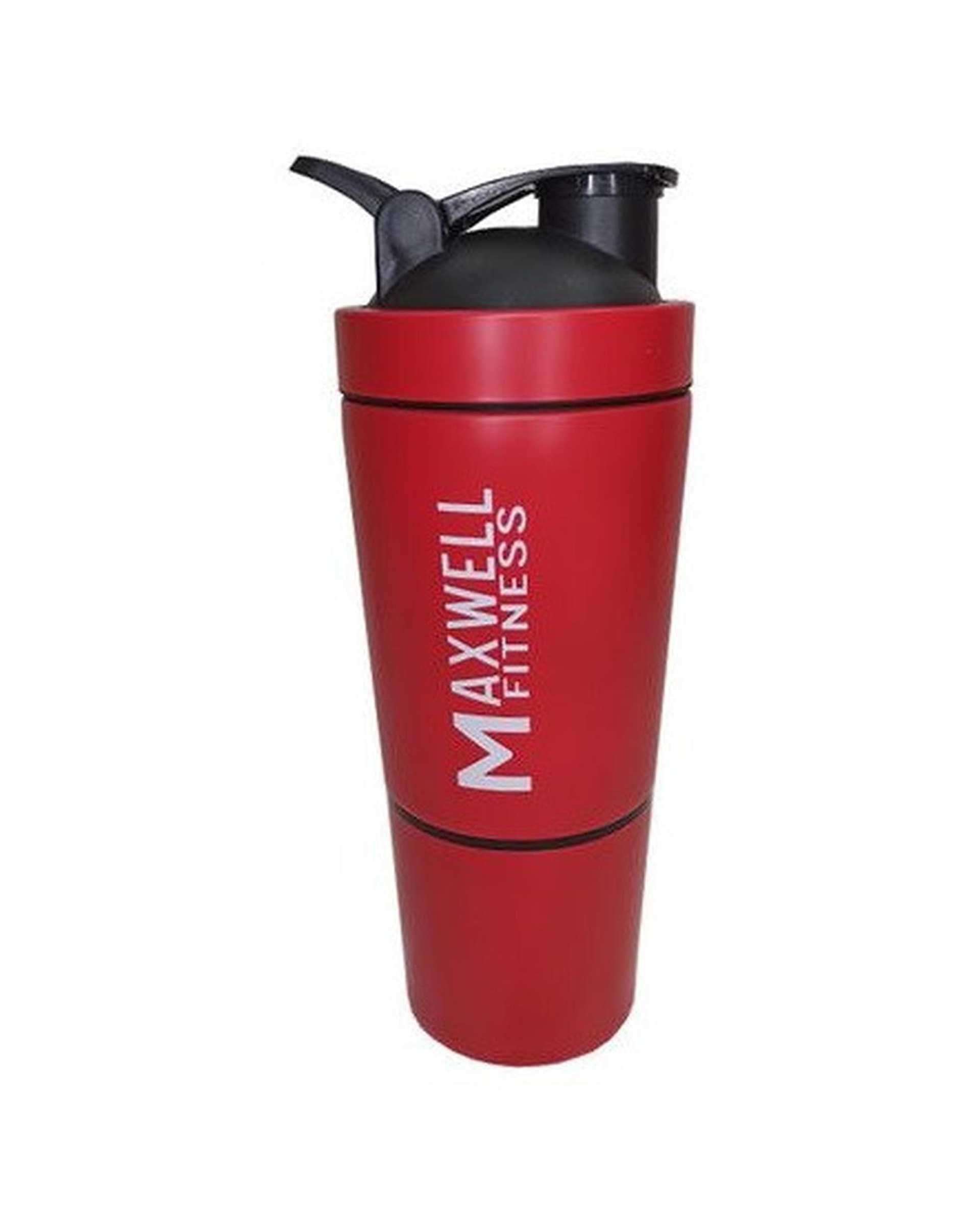شیکر قرمز مات مدل MAXWELL FITNESS گنجایش 0.75 لیتر