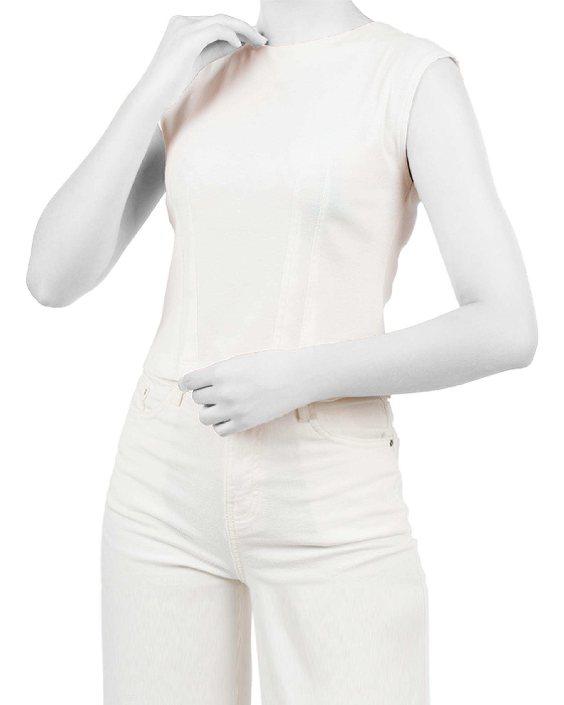 تاپ زنانه سفید سرژه Serge کد 203582