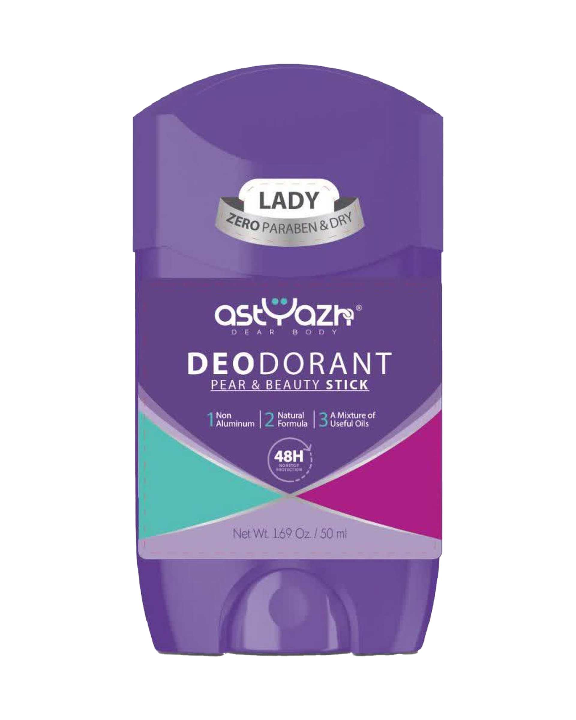 مام استیک دئودرانت گیاهی بدن آستیژا Astyazha حجم 50ml