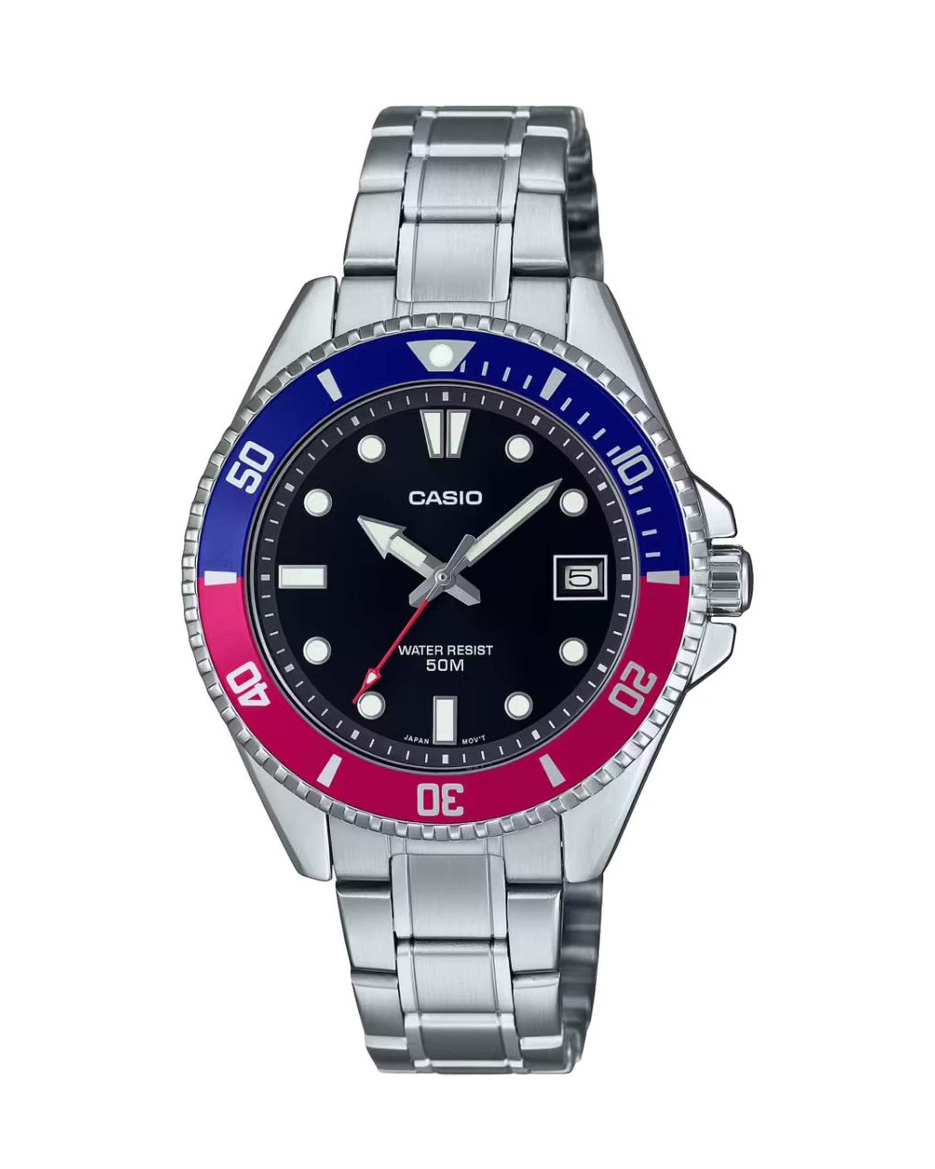 ساعت مچی مردانه عقربه ای کاسیو Casio مدل MDV-10D-1A3VDF