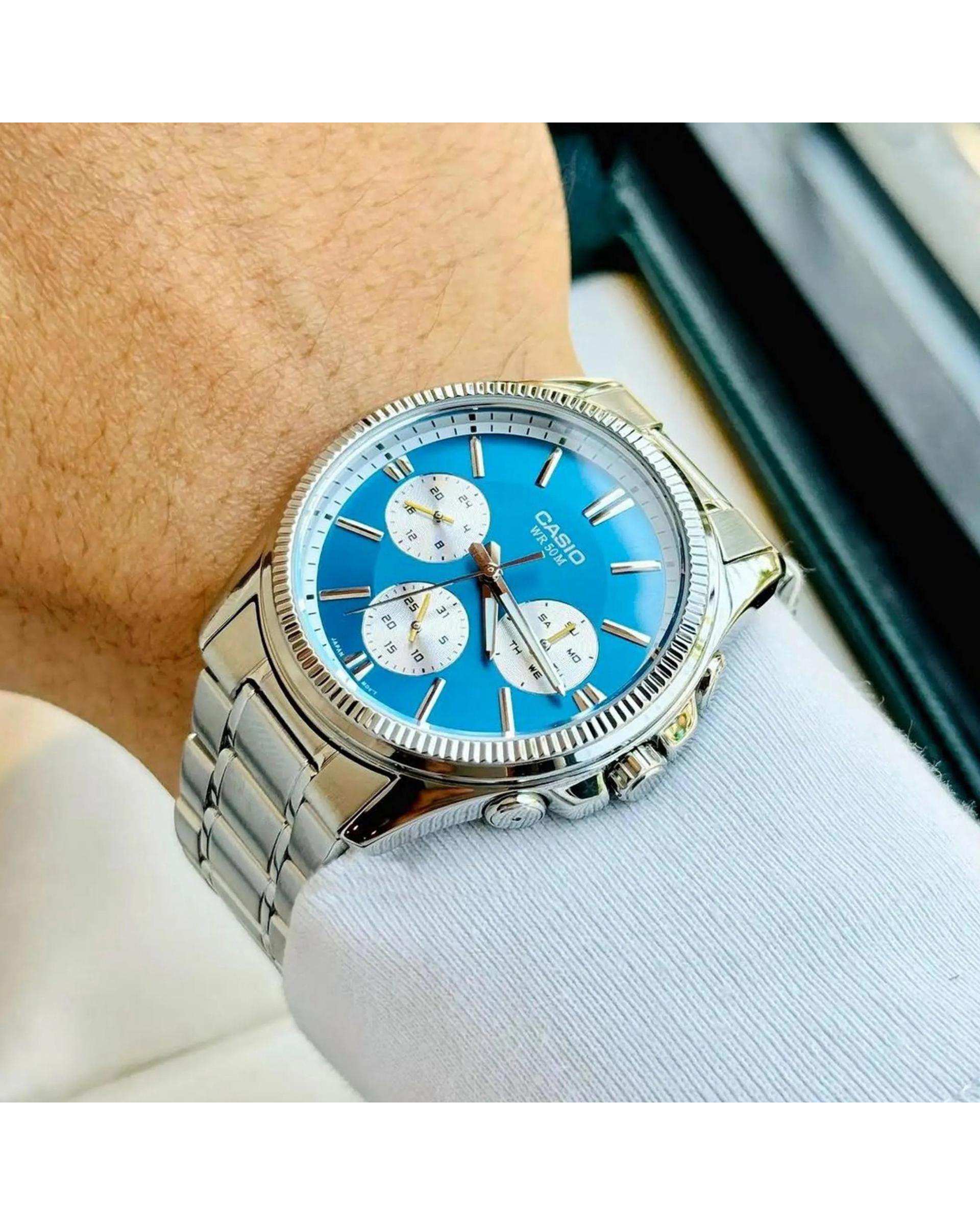 ساعت مچی مردانه عقربه ای کاسیو Casio مدل MTP-1375D-2A2VDF
