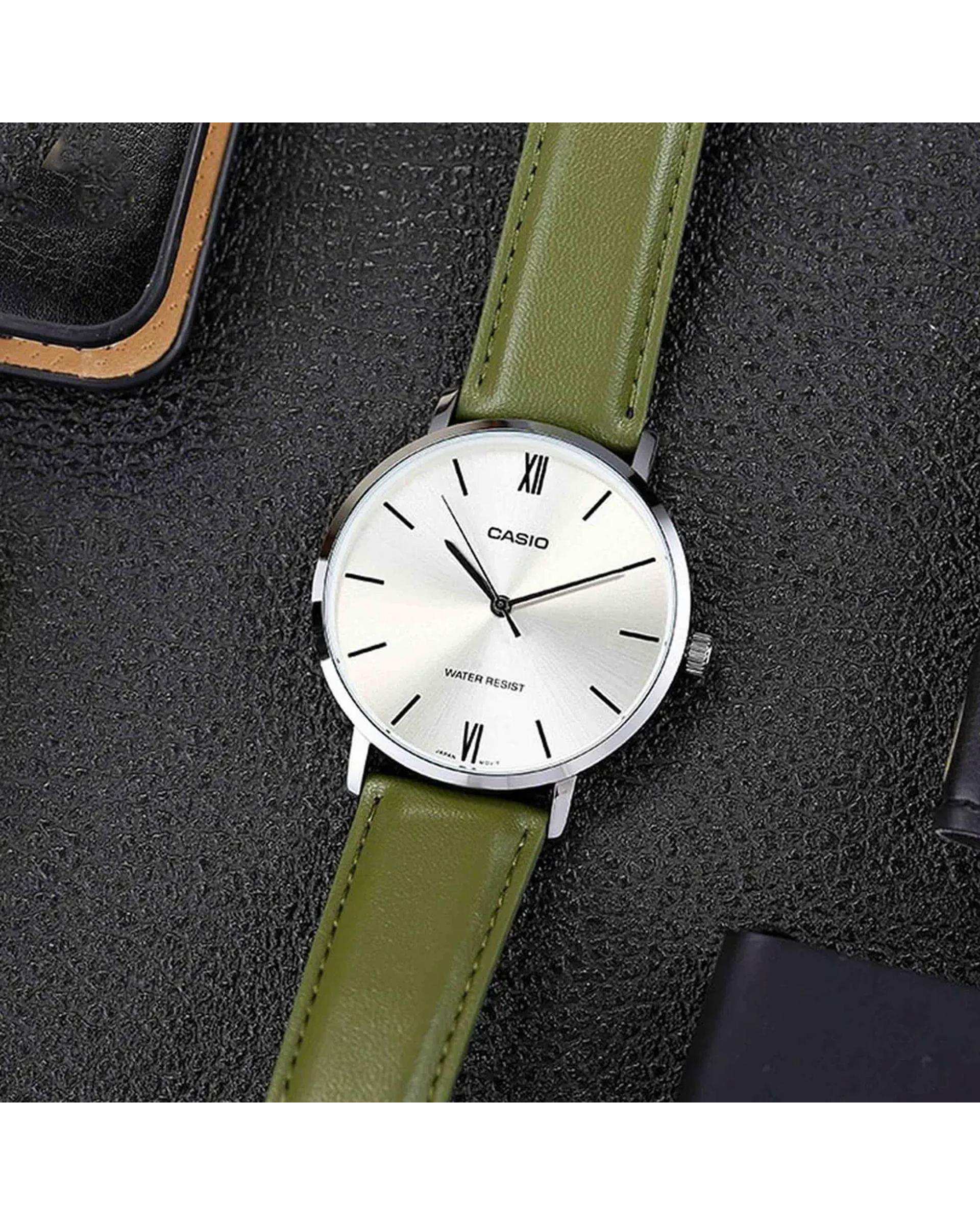 ساعت مچی مردانه عقربه ای کاسیو Casio مدل MTP-VT01L-3B