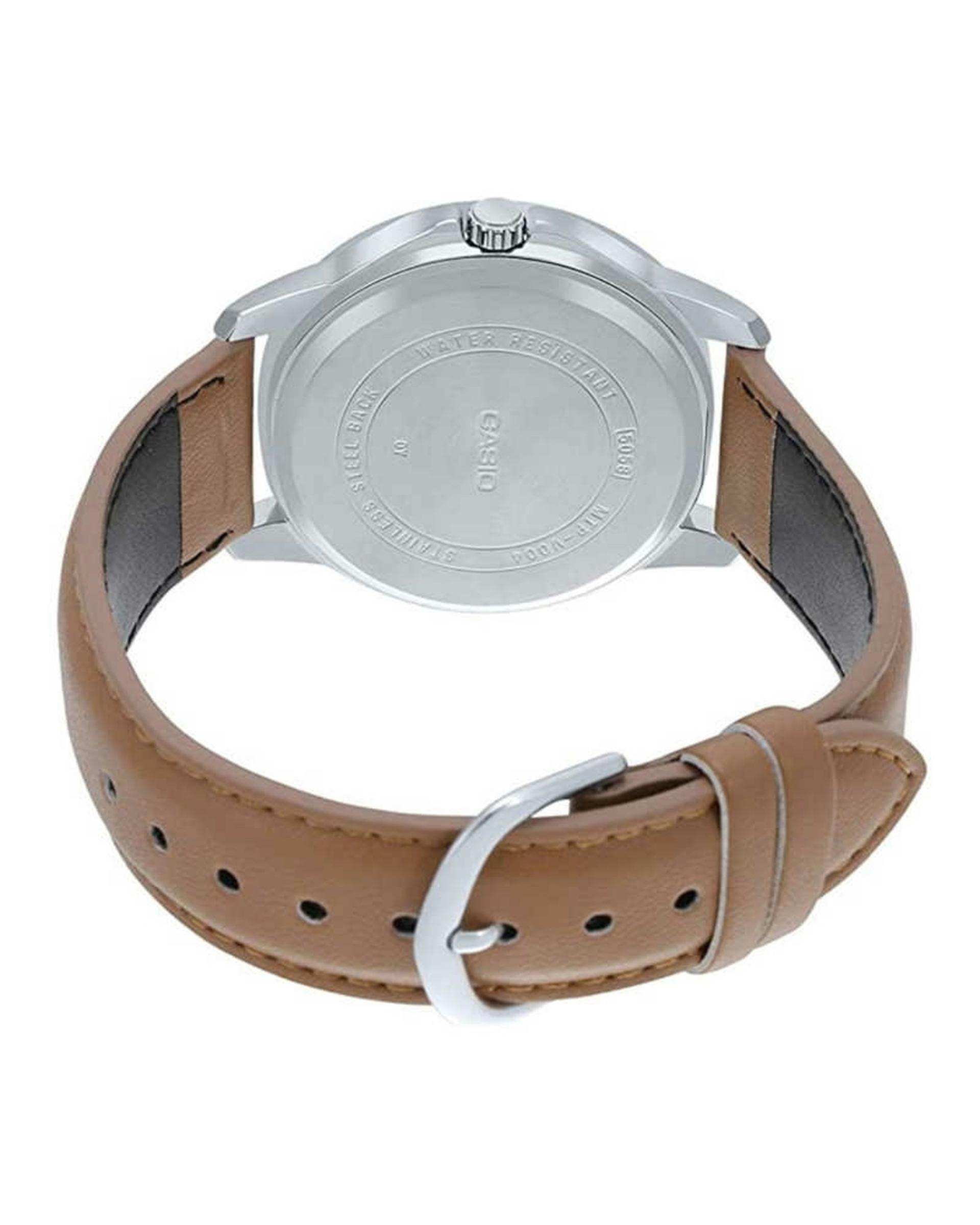 ساعت مچی مردانه عقربه ای کاسیو Casio مدل MTP-V004L-1B2