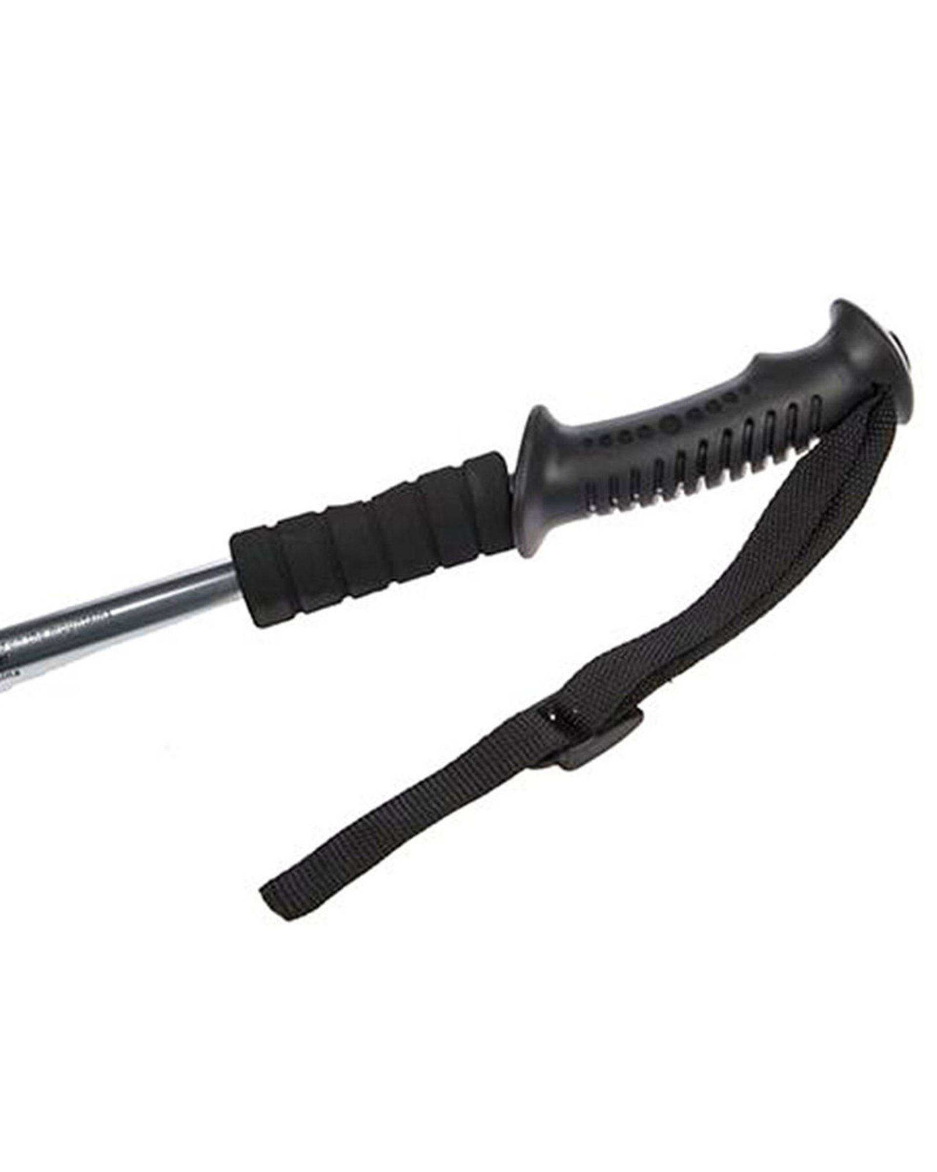 عصای کوهنوردی مشکی براق مدل ANTISHOCK 200 بسته 2 عددی
