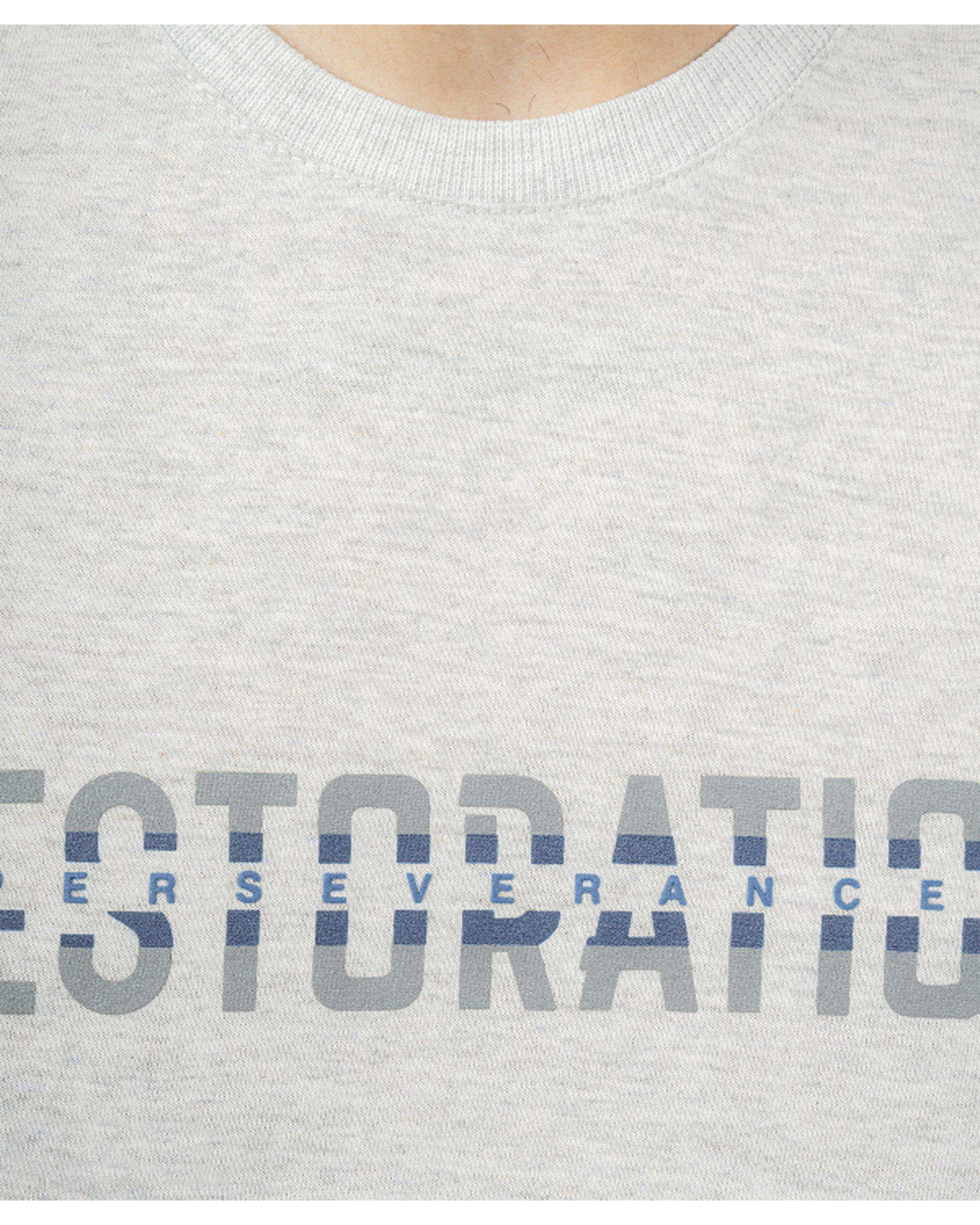 تی شرت مردانه طوسی روشن آر ان اس RNS طرح Restoration کد 12022419