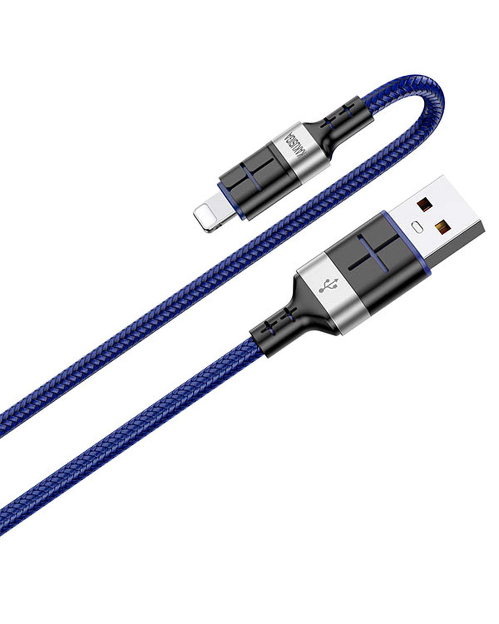 کابل شارژ لایتنینگ آبی کاکوسیگا Kakusiga مدل KSC-696