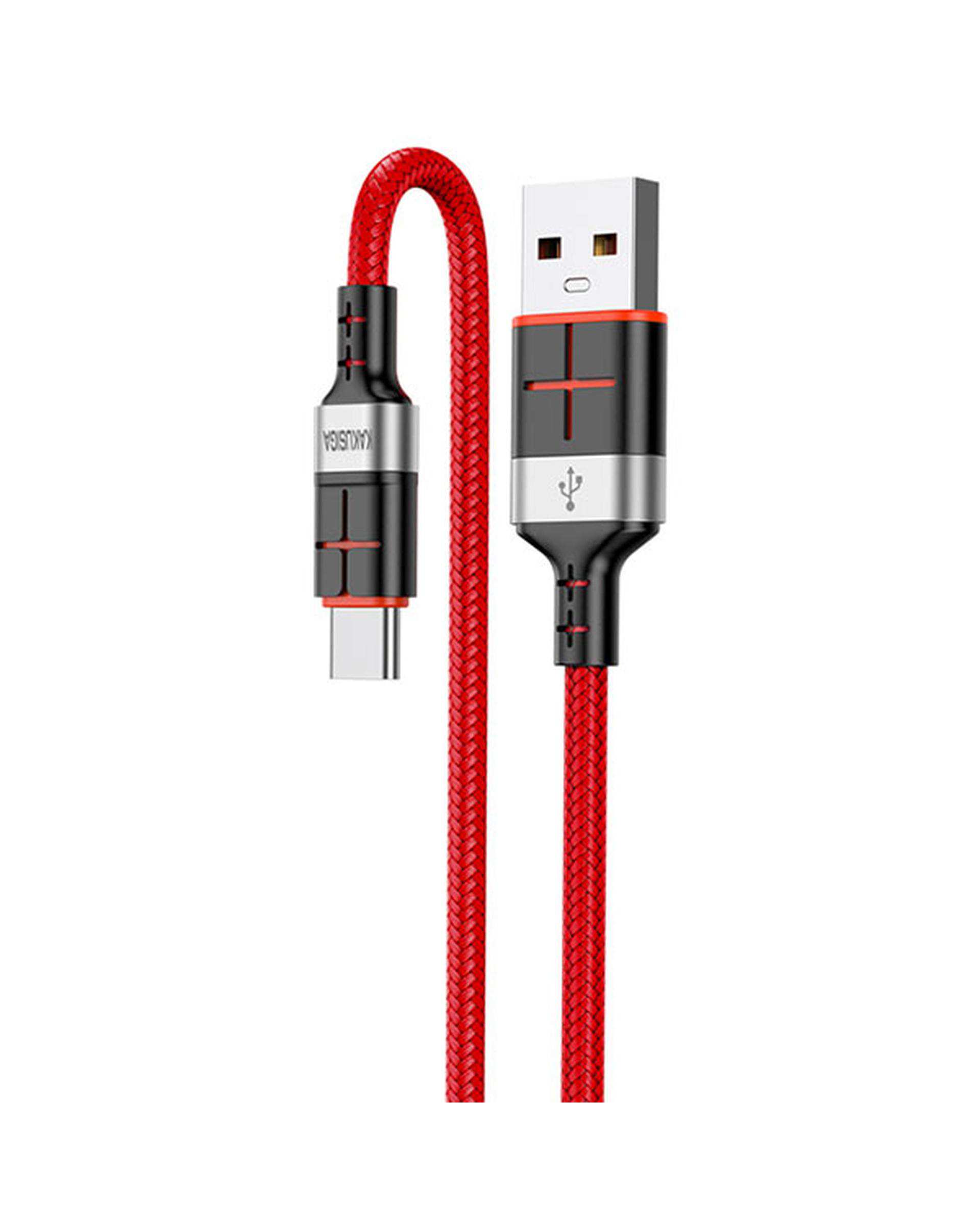 کابل شارژ تایپ سی قرمز کاکوسیگا Kakusiga مدل KSC-696